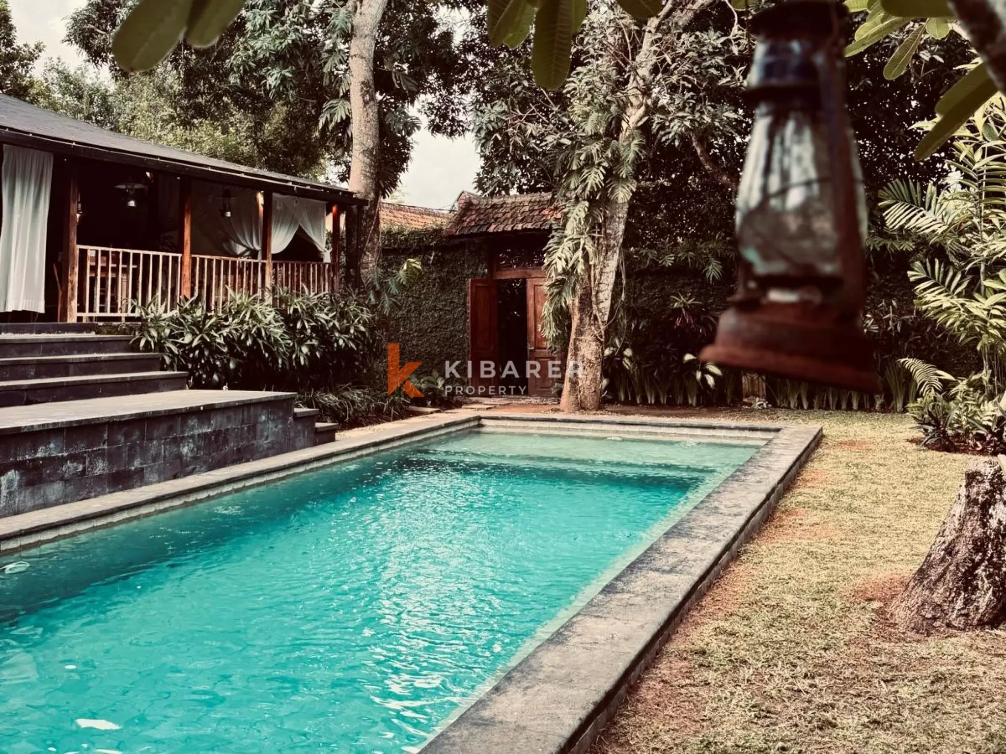 Wooden Ethnic Three Bedroom Villa in Batu Bolong