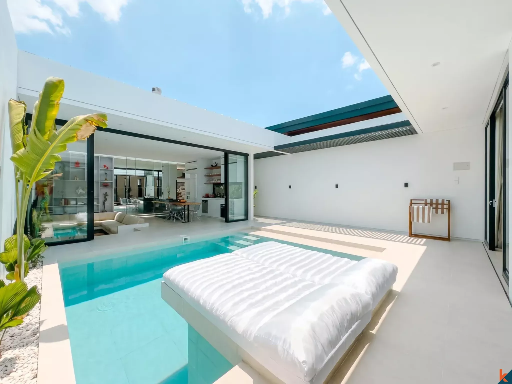 Upcoming Sleek Modern Two Bedroom Villa for Lease in Sanur (delivered in June 2026)