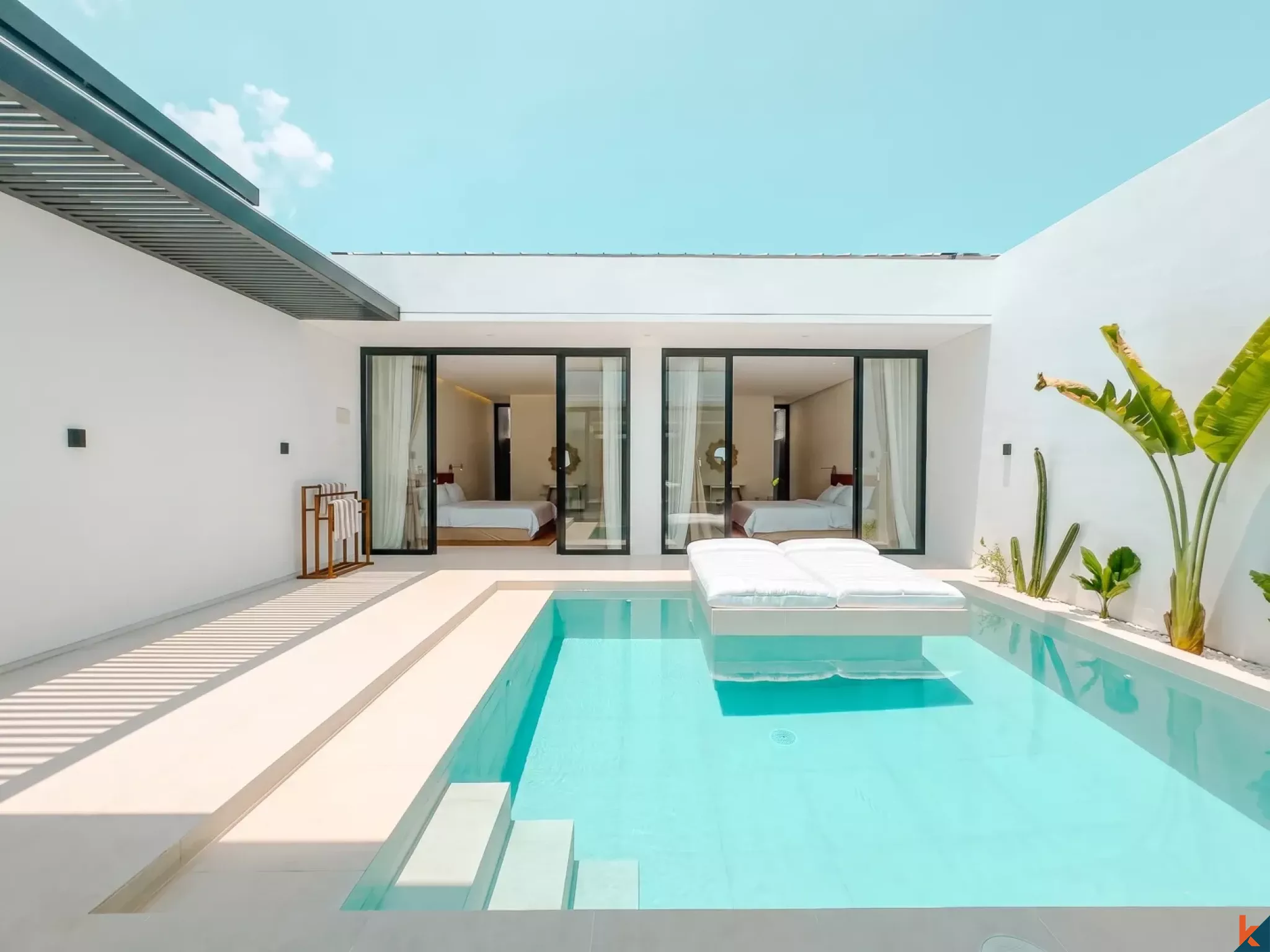 Upcoming Sleek Modern Two Bedroom Villa for Lease in Sanur (delivered in June 2026)