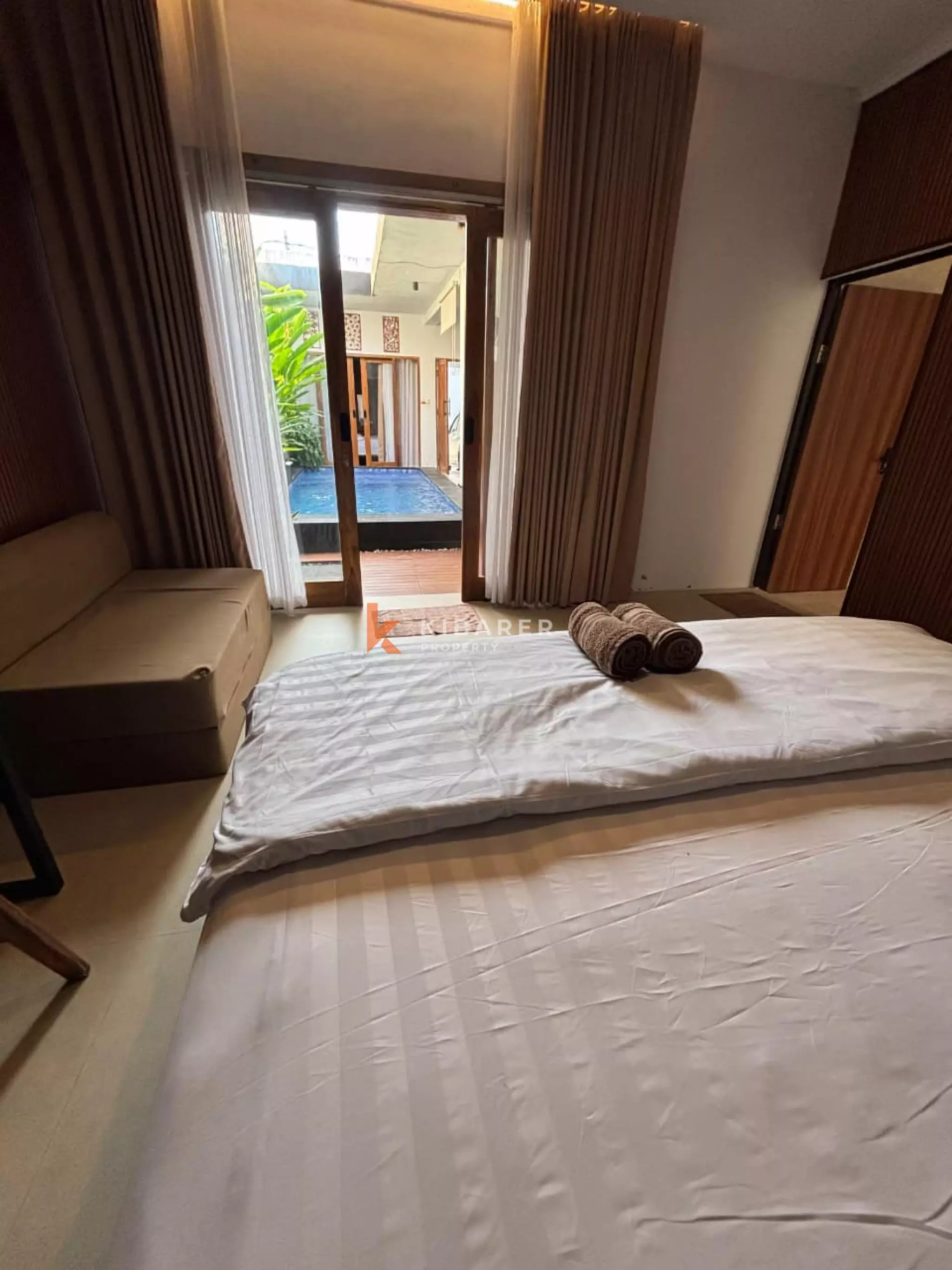 Compact Minimalist Two Bedroom Villa Near Central Denpasar