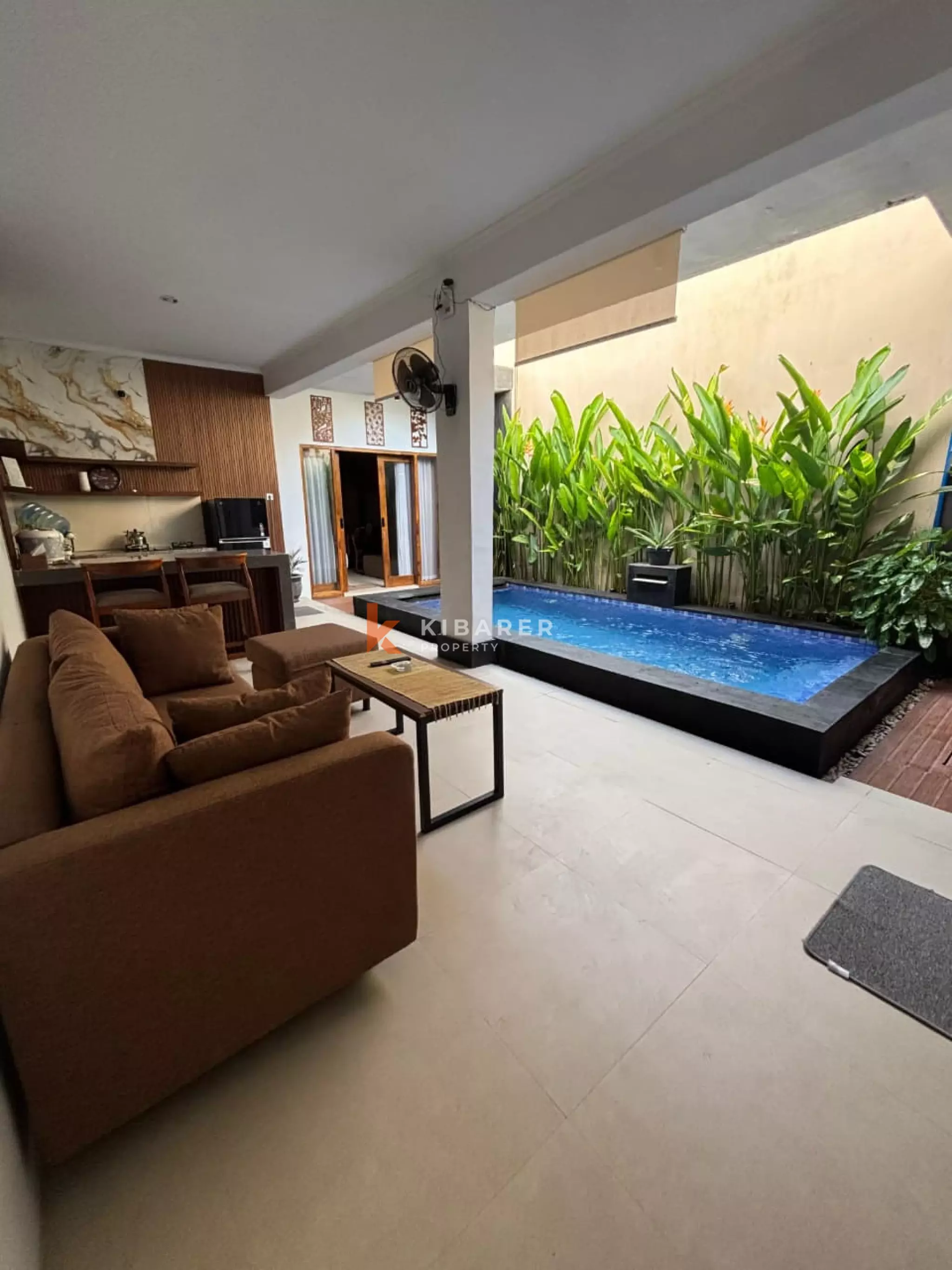 Compact Minimalist Two Bedroom Villa Near Central Denpasar