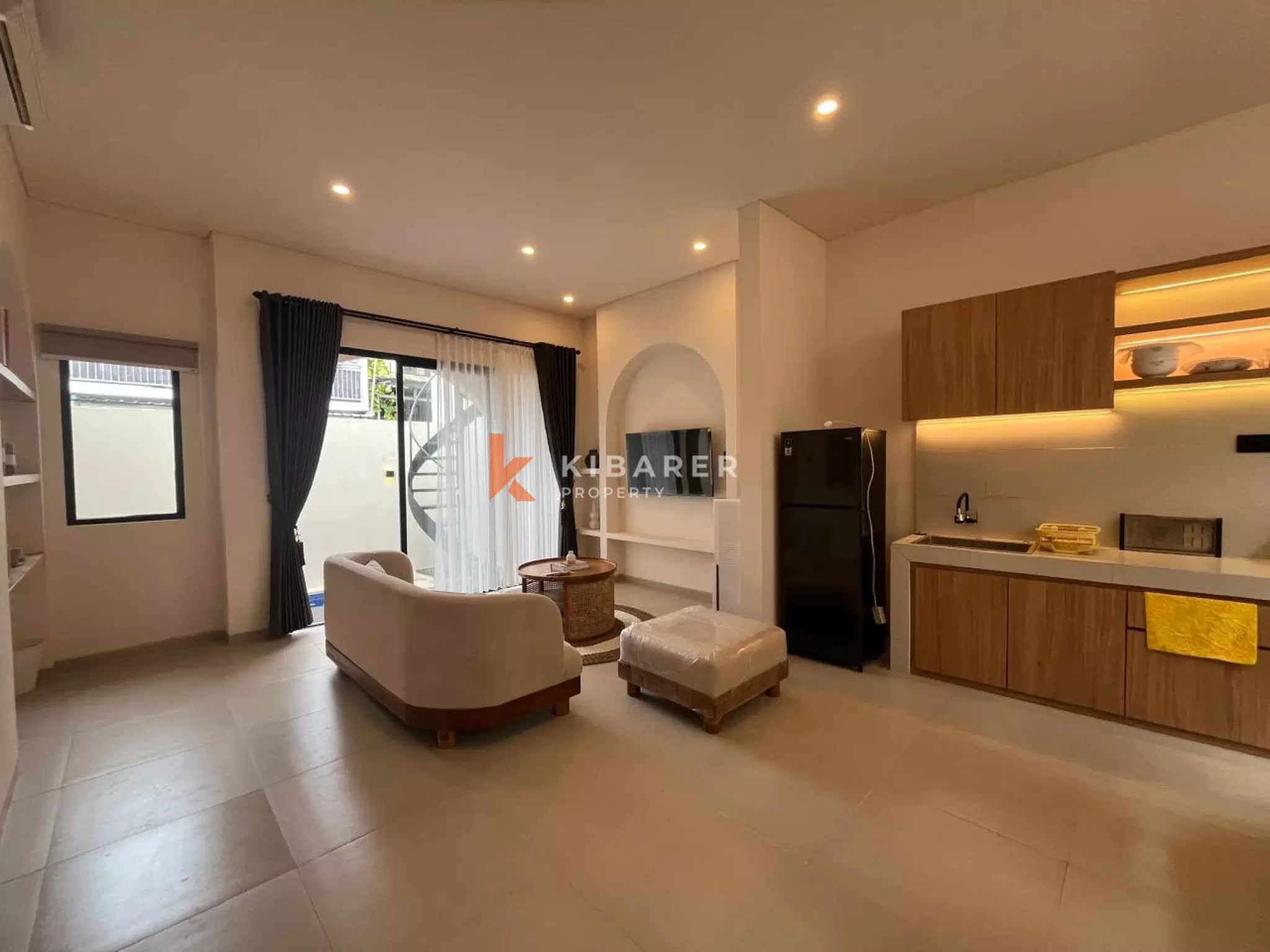 Freshly Built Two Bedroom Villa with Panoramic Rooftop in Pererenan non Beachside