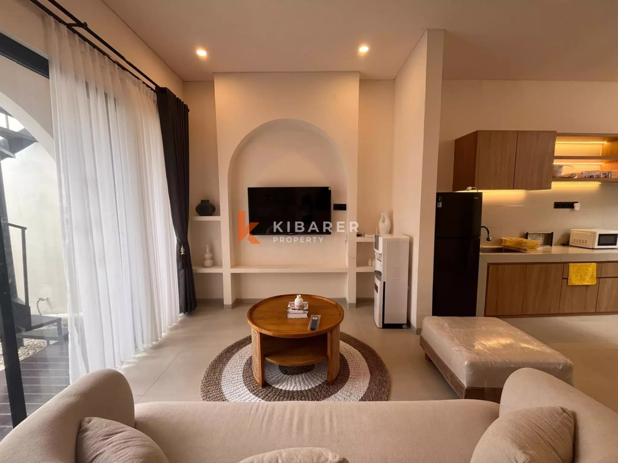 Freshly Built Two Bedroom Villa with Panoramic Rooftop in Pererenan non Beachside