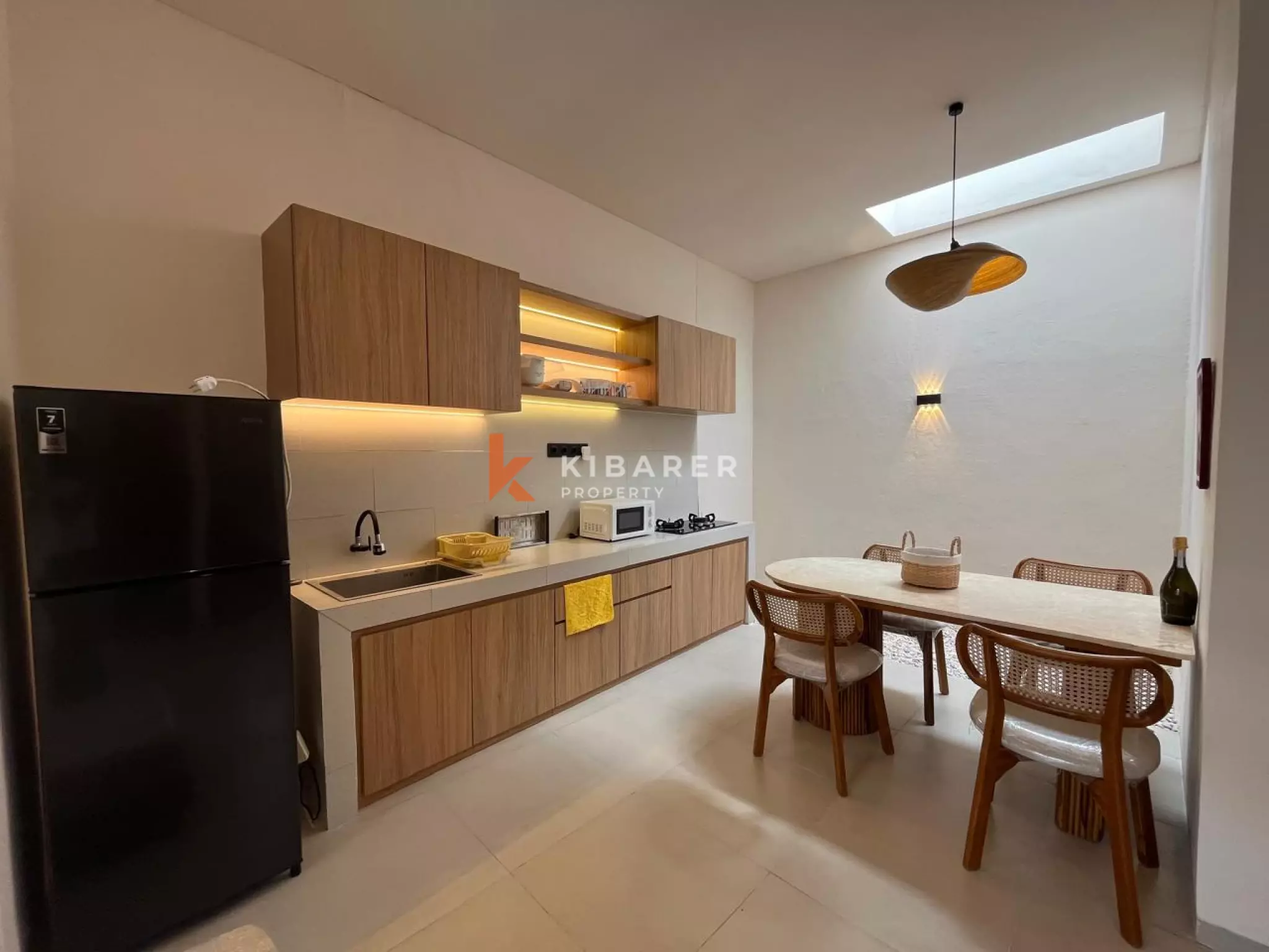 Freshly Built Two Bedroom Villa with Panoramic Rooftop in Pererenan non Beachside