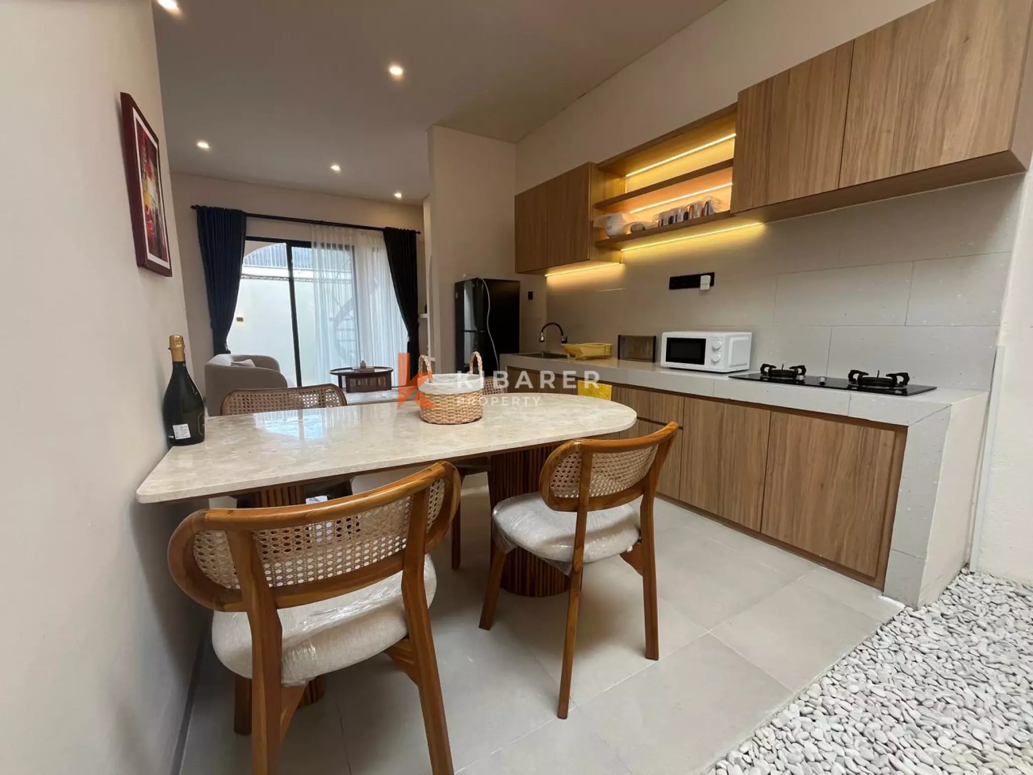 Freshly Built Two Bedroom Villa with Panoramic Rooftop in Pererenan non Beachside