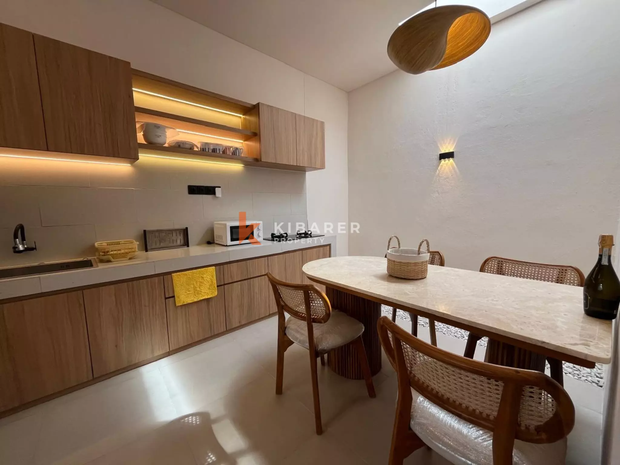 Freshly Built Two Bedroom Villa with Panoramic Rooftop in Pererenan non Beachside