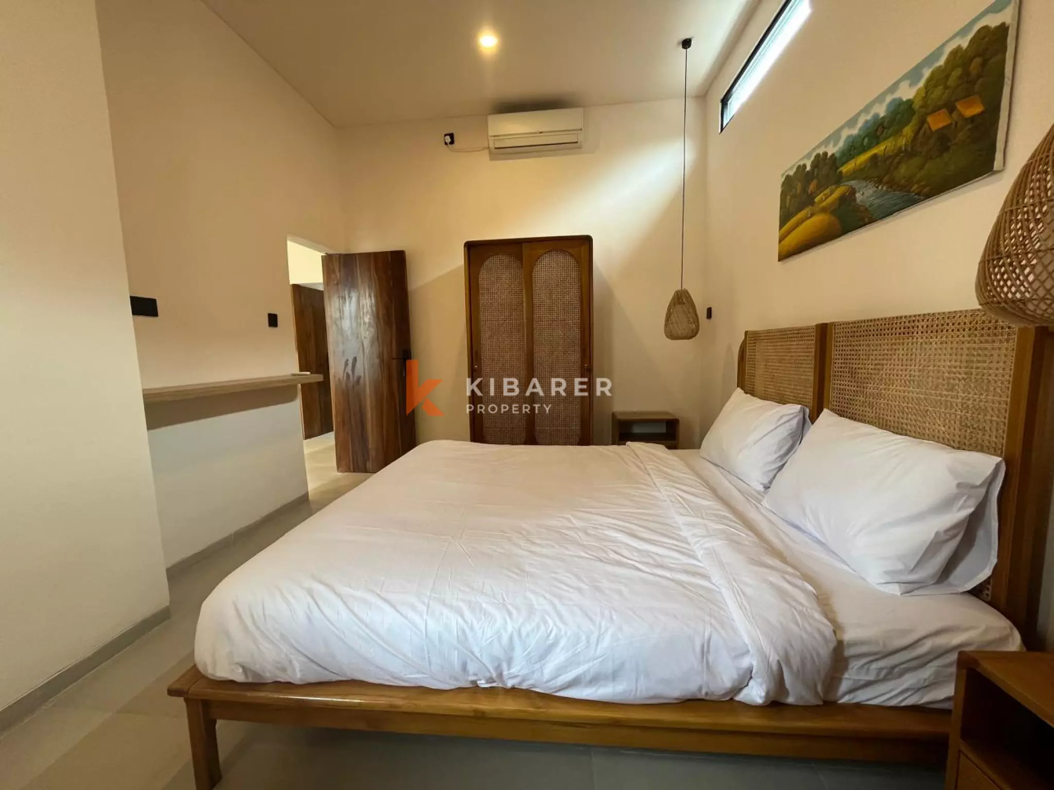 Freshly Built Two Bedroom Villa with Panoramic Rooftop in Pererenan non Beachside