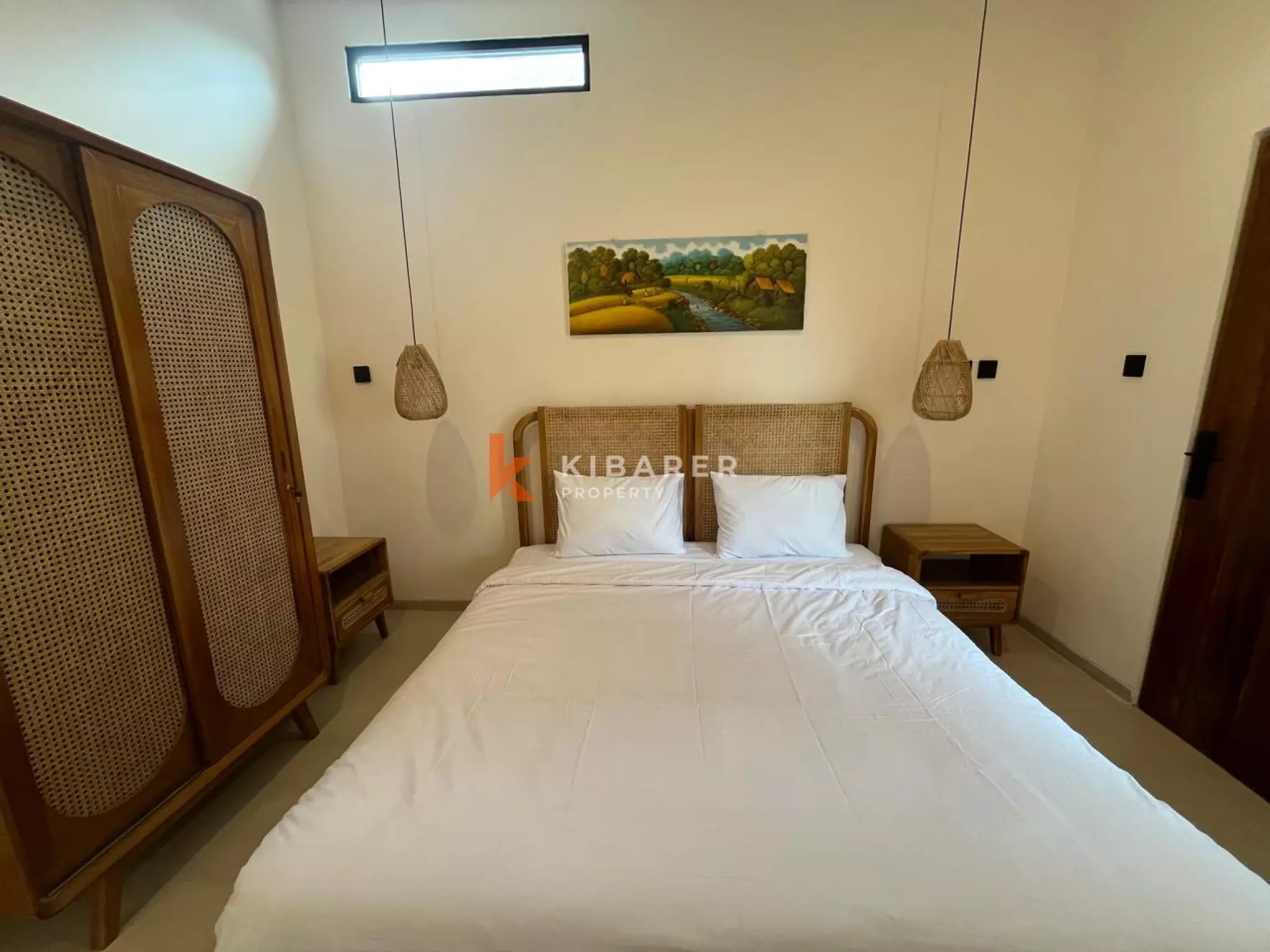 Freshly Built Two Bedroom Villa with Panoramic Rooftop in Pererenan non Beachside