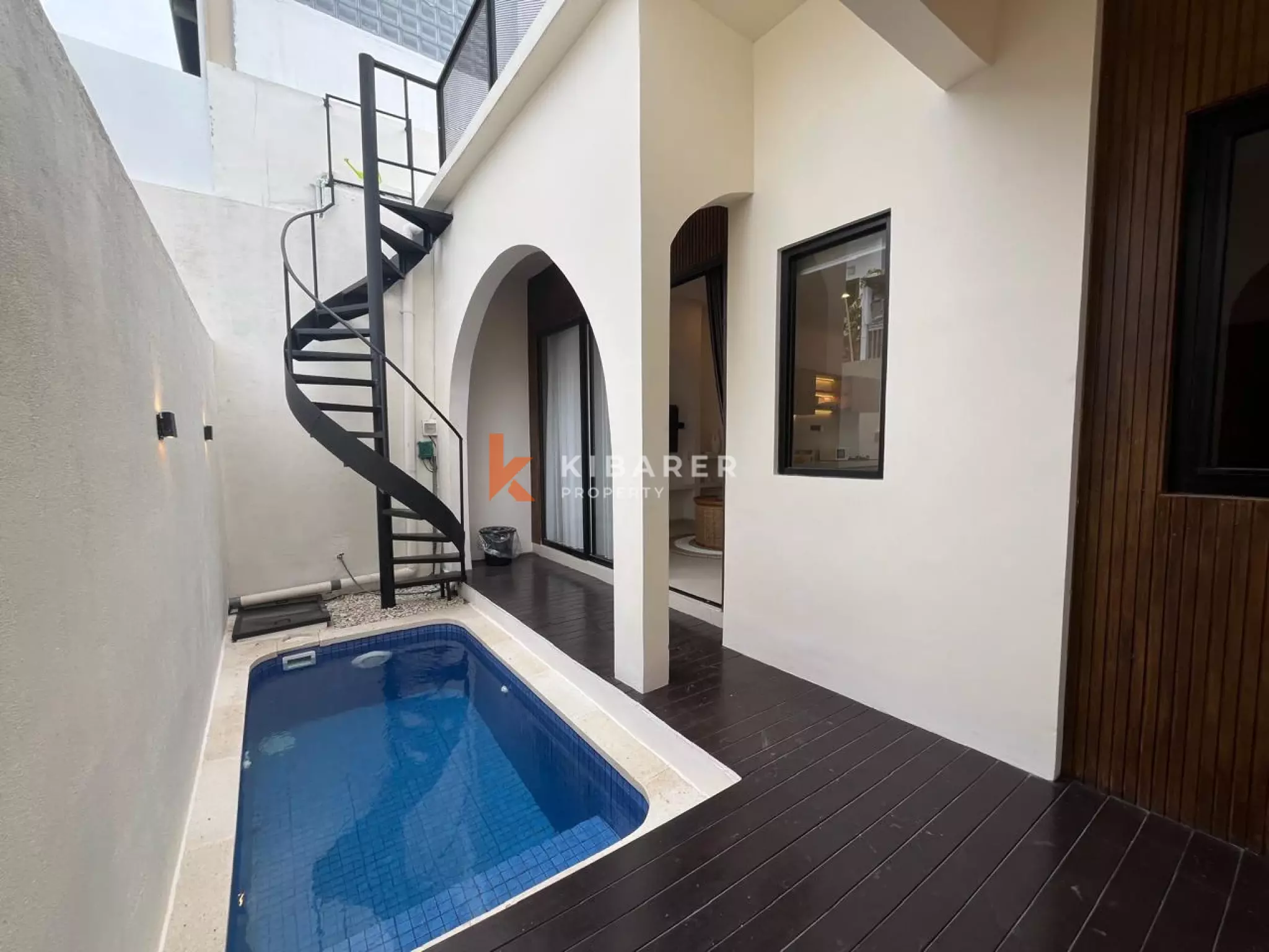 Freshly Built Two Bedroom Villa with Panoramic Rooftop in Pererenan non Beachside