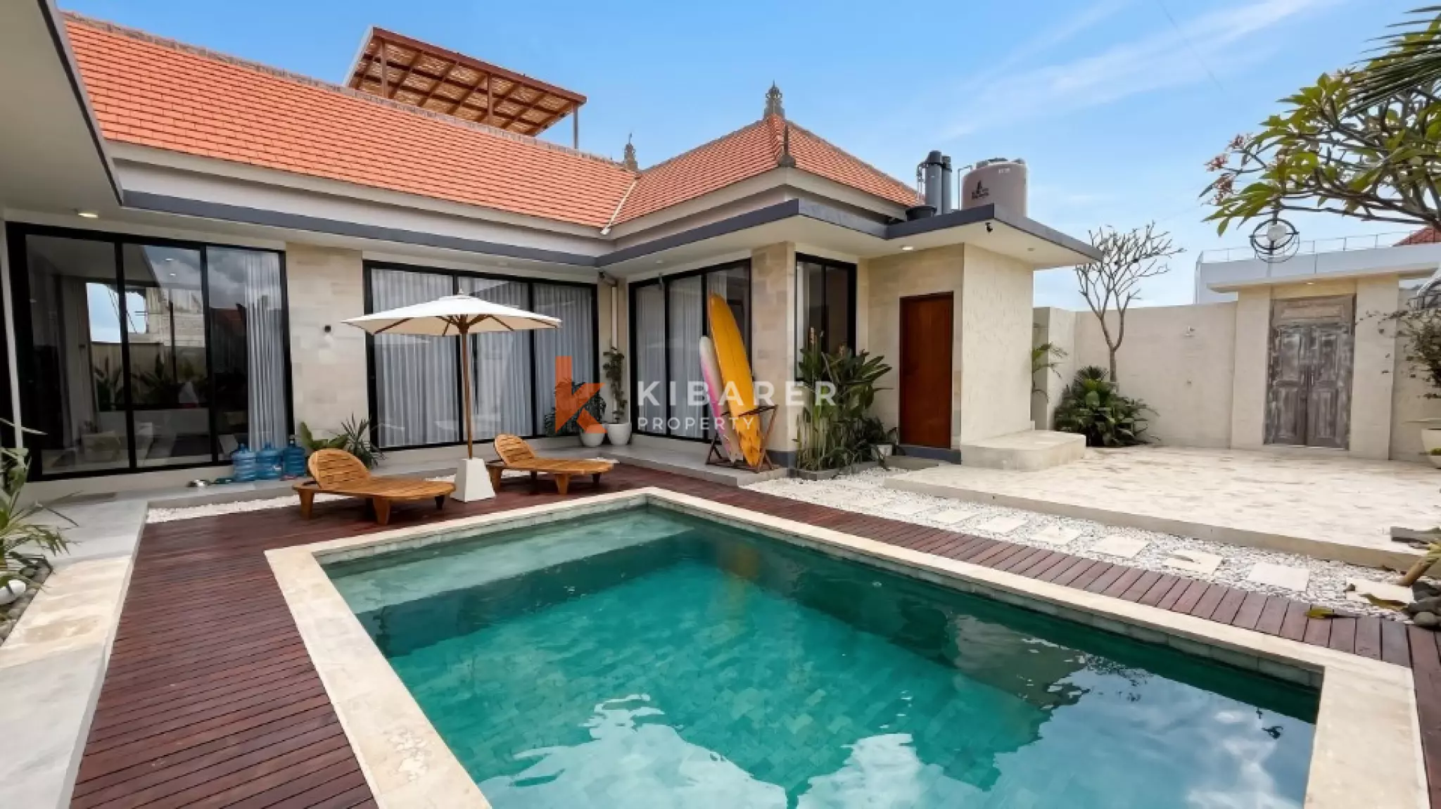 Bright and Airy Tropical Three Bedroom Villa Near Seseh Beach