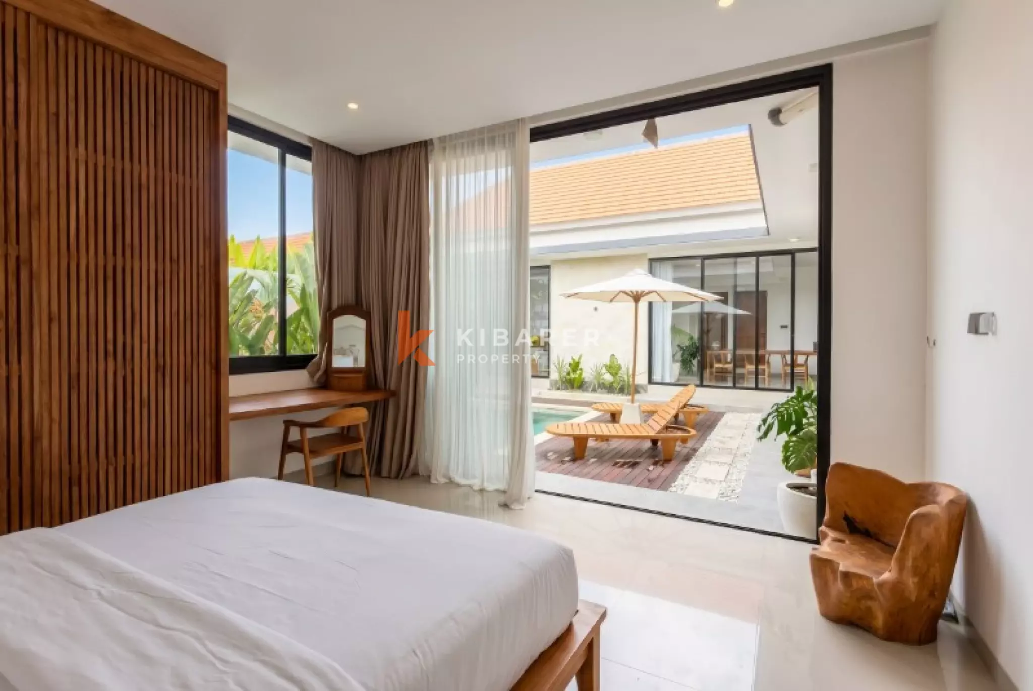 Bright and Airy Tropical Three Bedroom Villa Near Seseh Beach