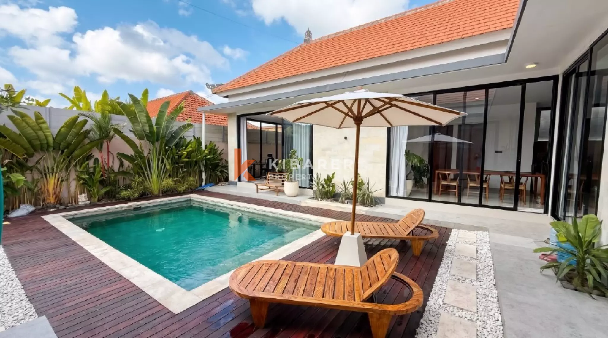 Bright and Airy Tropical Three Bedroom Villa Near Seseh Beach
