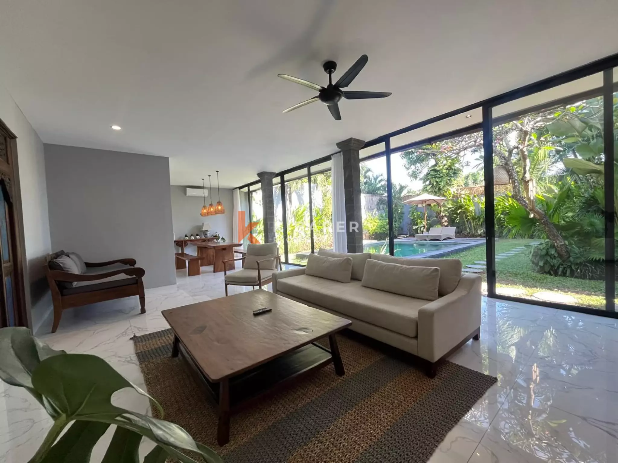 Newly Renovated Serene Three Bedroom Villa with Spacious Layout and Timeless Design in Famous Umalas