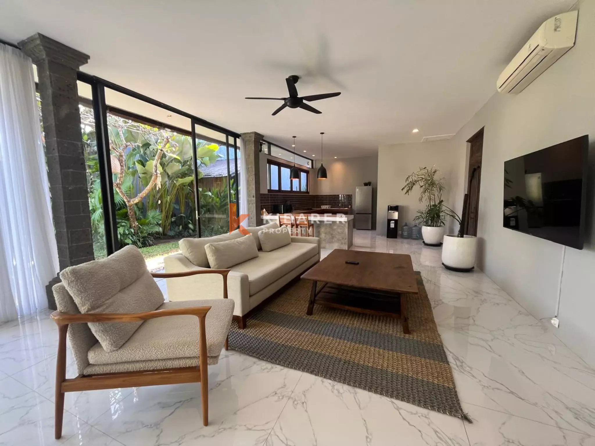 Newly Renovated Serene Three Bedroom Villa with Spacious Layout and Timeless Design in Famous Umalas