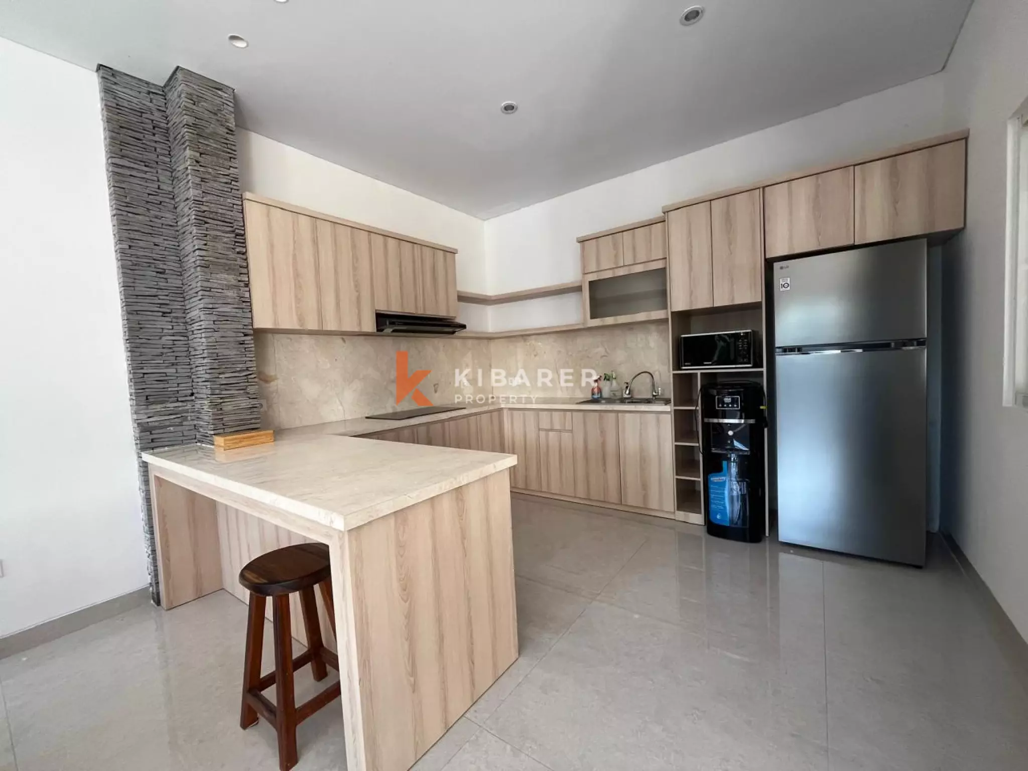 Freshly Renovated Four-Bedroom with Enclosed Living Villa in Umalas