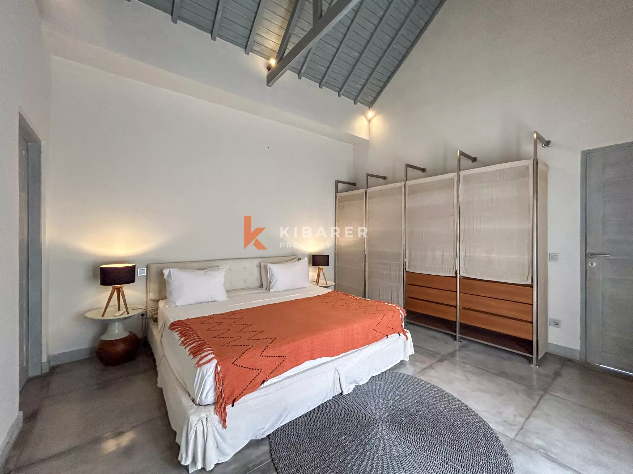 Charming Three-Bedroom Tropical Villa with Garden and Private Pool in Berawa