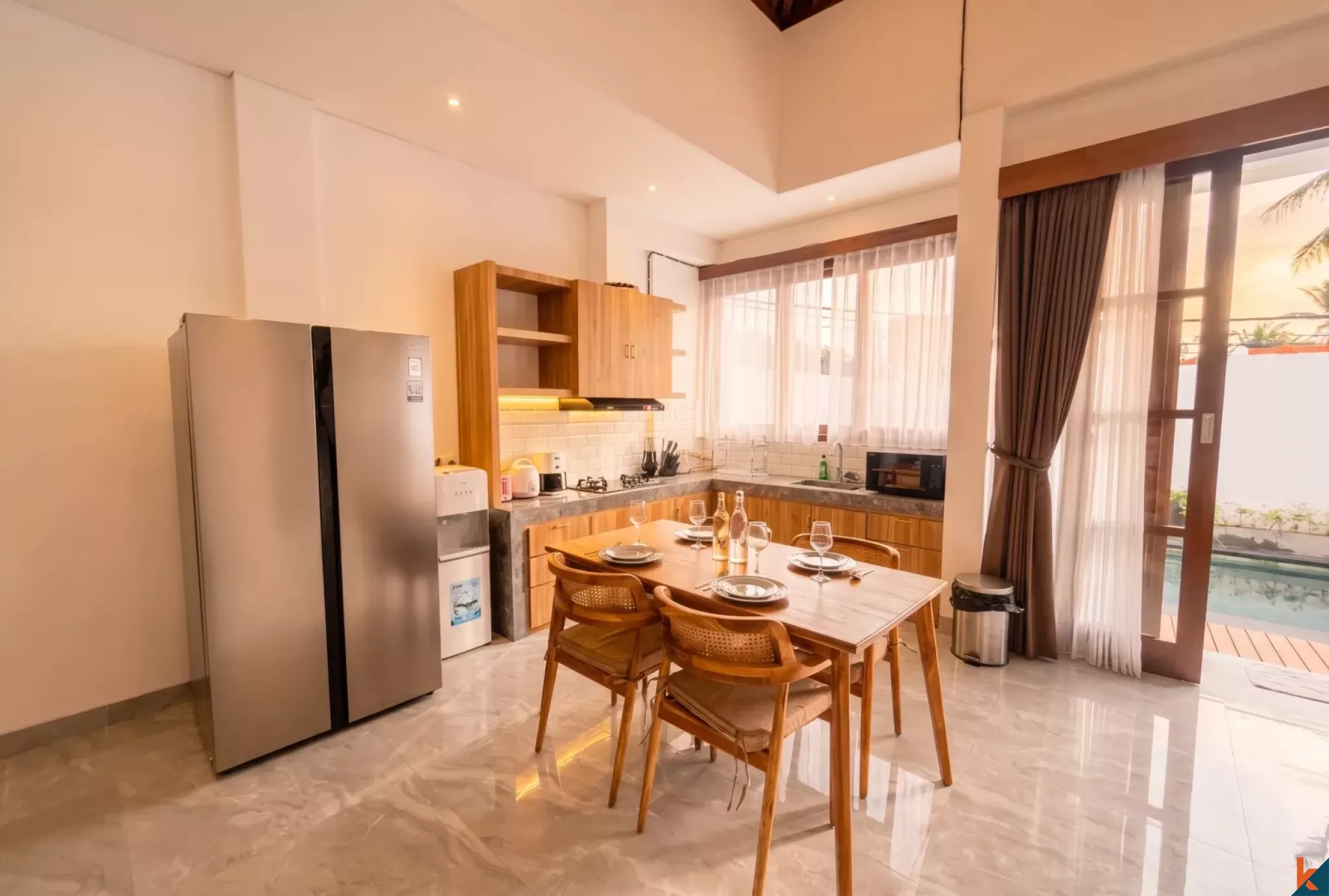 Properti sewa jangka panjang dua kamar tidur baru di daerah Ubud yang tenang