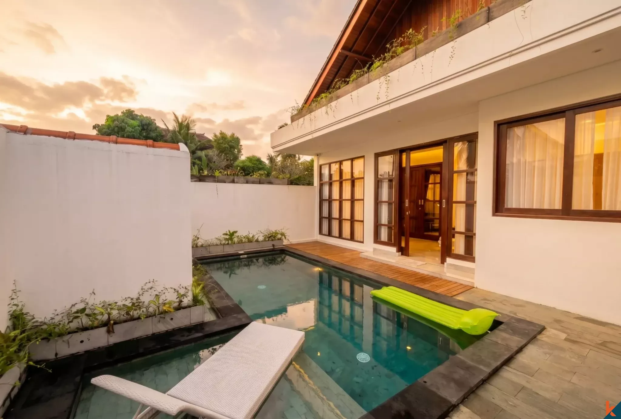 Properti sewa jangka panjang dua kamar tidur baru di daerah Ubud yang tenang