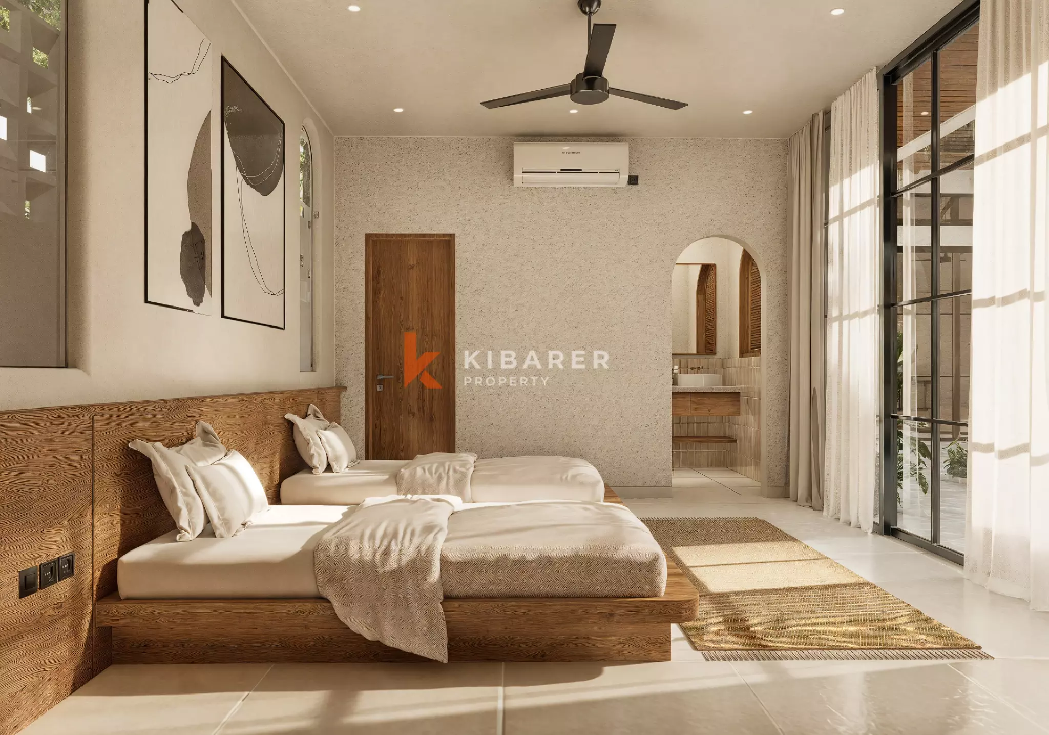Grand Premium Four-Bedrooms Enclosed Villa in Canggu (AVAILABLE JULY 2026)