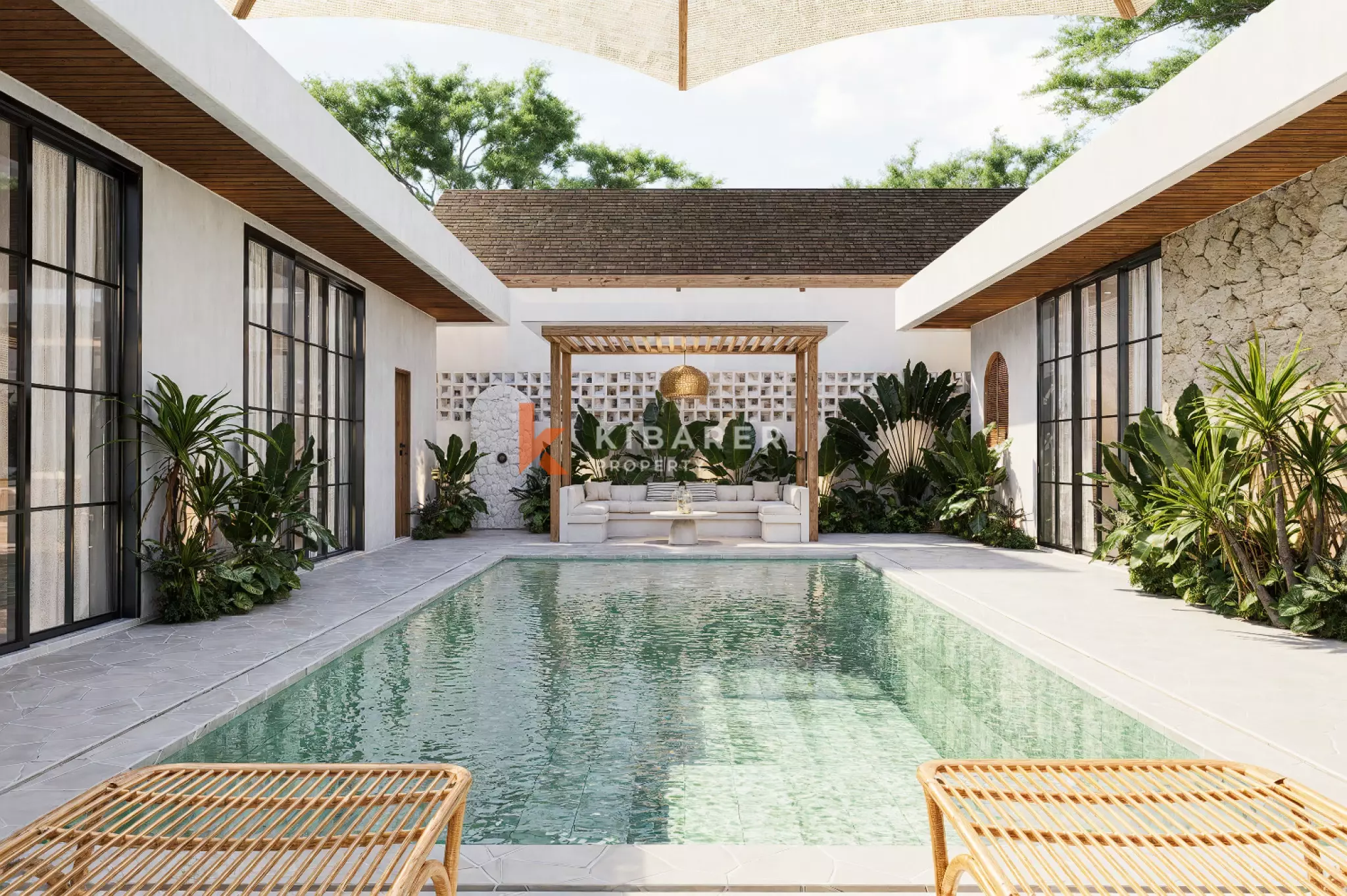 Grand Premium Four-Bedrooms Enclosed Villa in Canggu (AVAILABLE JULY 2026)