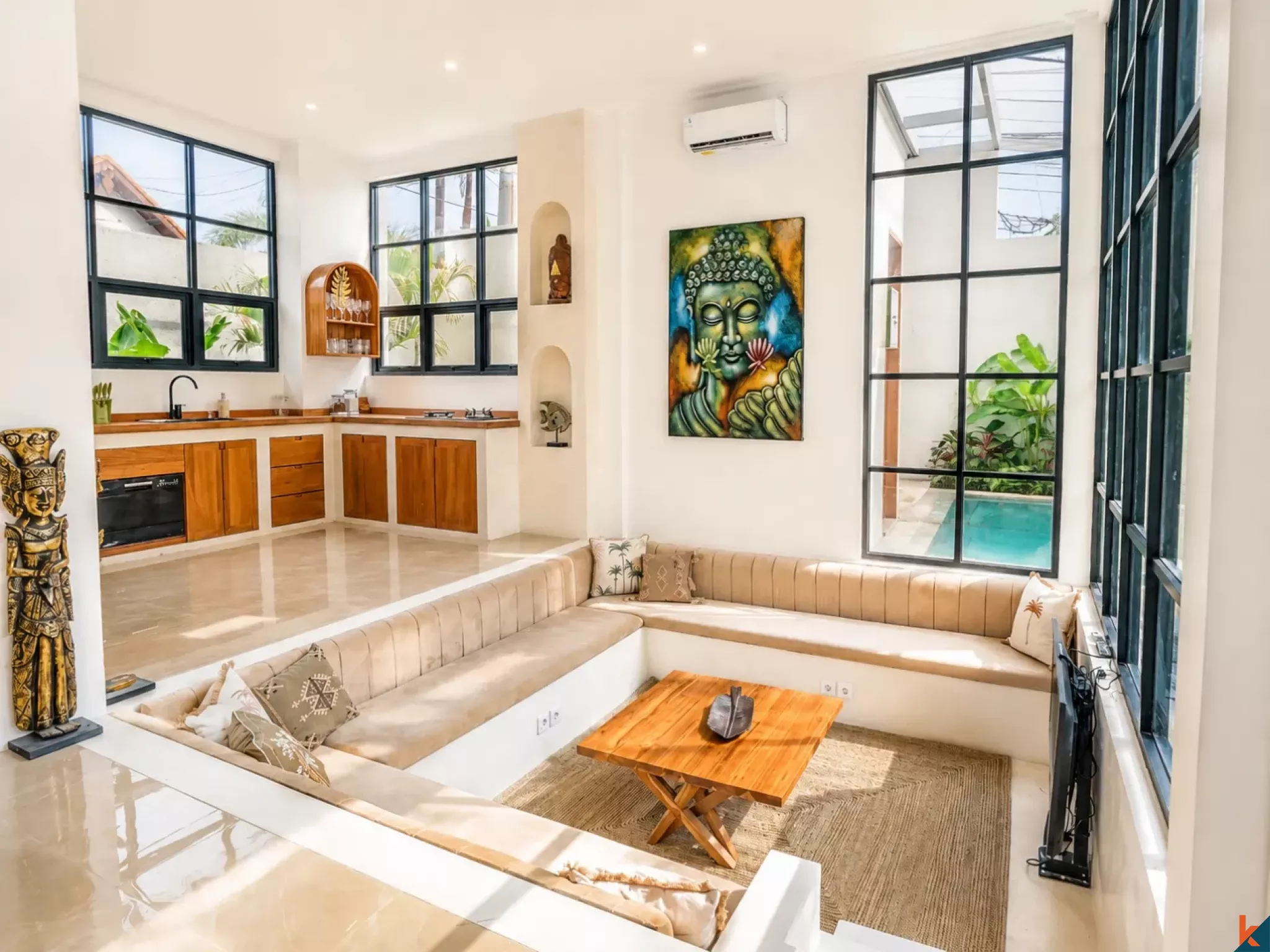Investment three bedroom leasehold villa in prime location in Berawa
