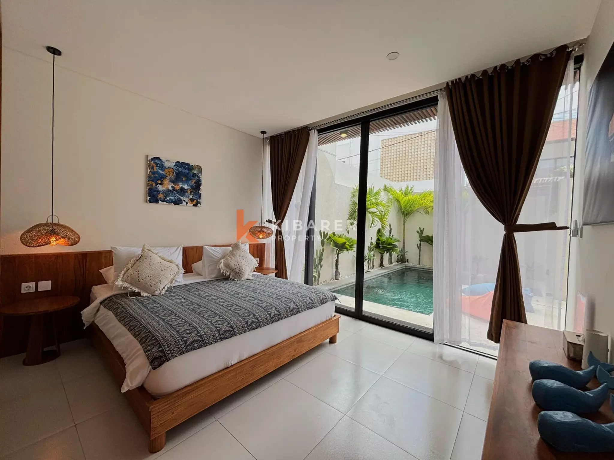 Villa Desain Modern Tiga Kamar Tidur dengan Kenyamanan dan Gaya di Canggu
