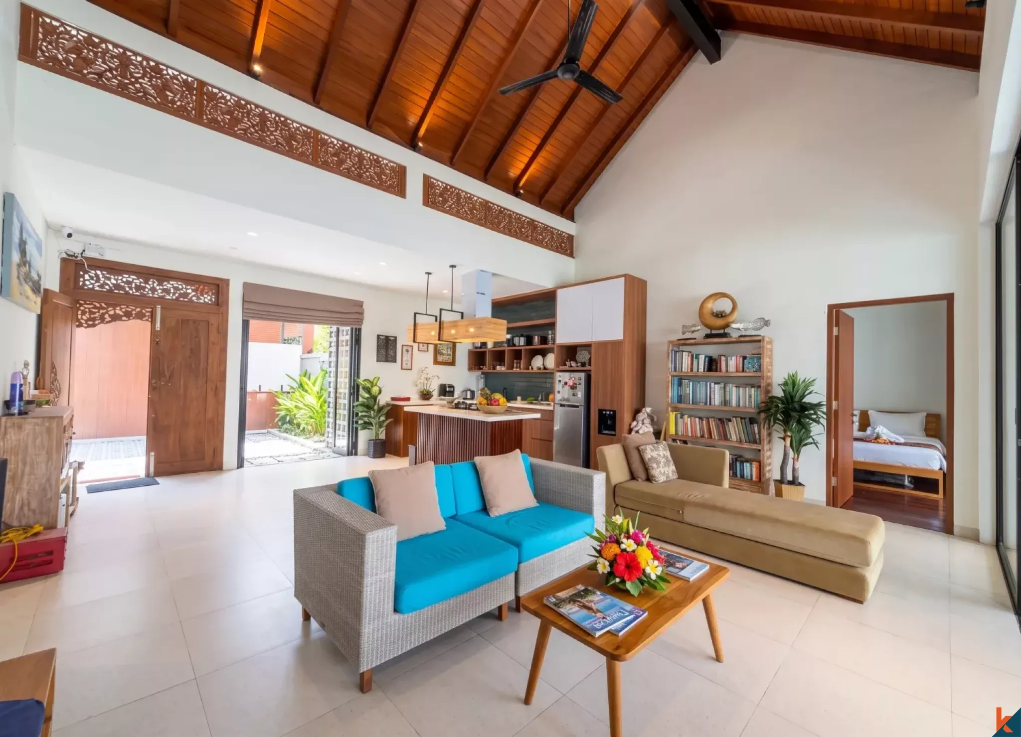 Villa tropicale de 2 chambres avec piscine privée au cœur de Seminyak
