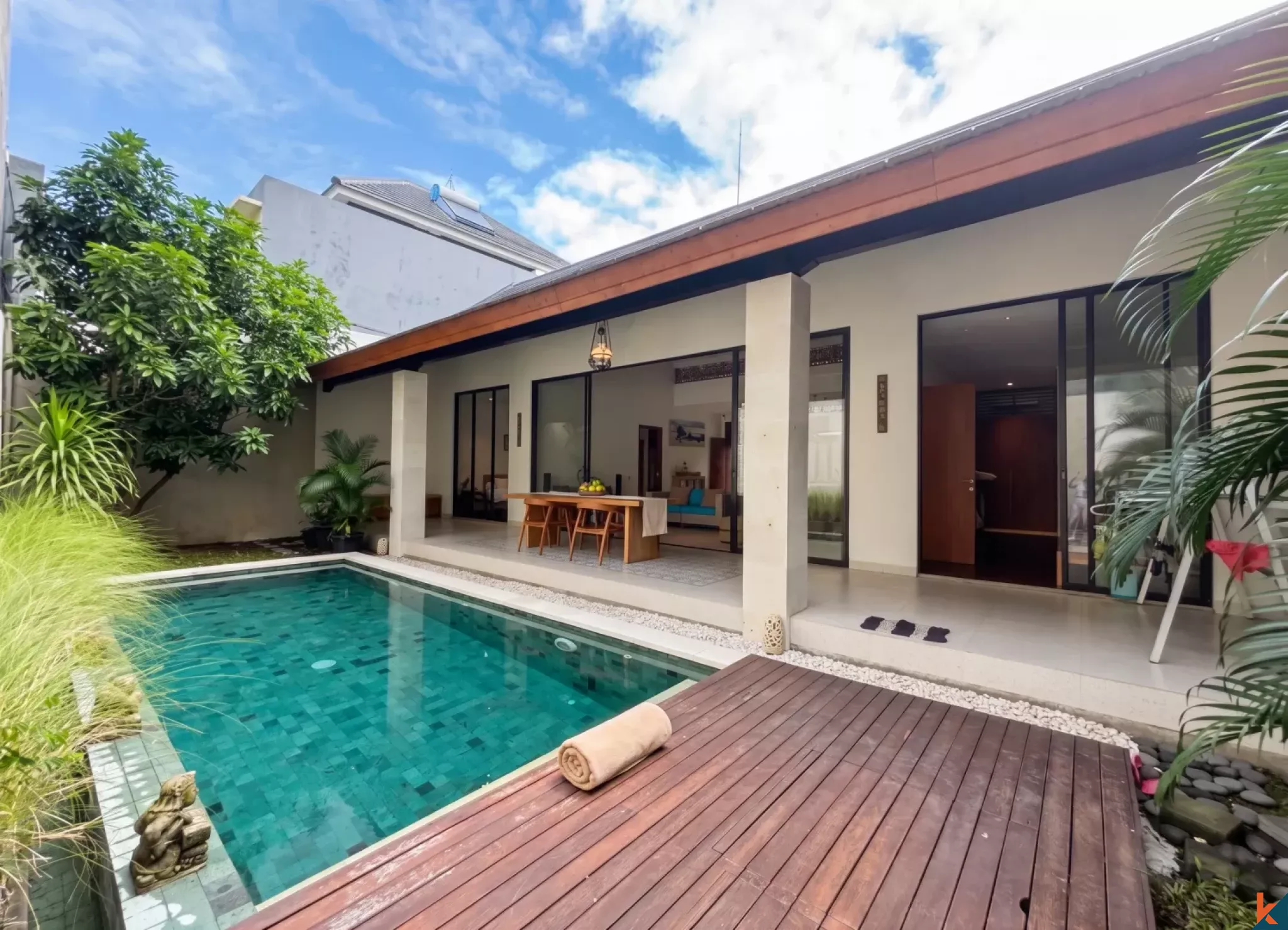 Villa tropicale de 2 chambres avec piscine privée au cœur de Seminyak