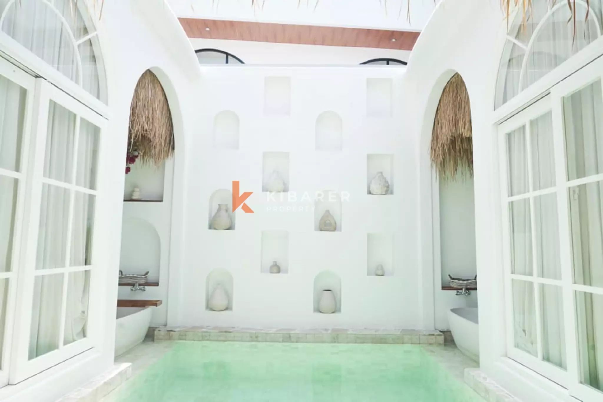 Boho Mediterranean Two-Bedrooms Villa Near Balangan & Dreamland Beach