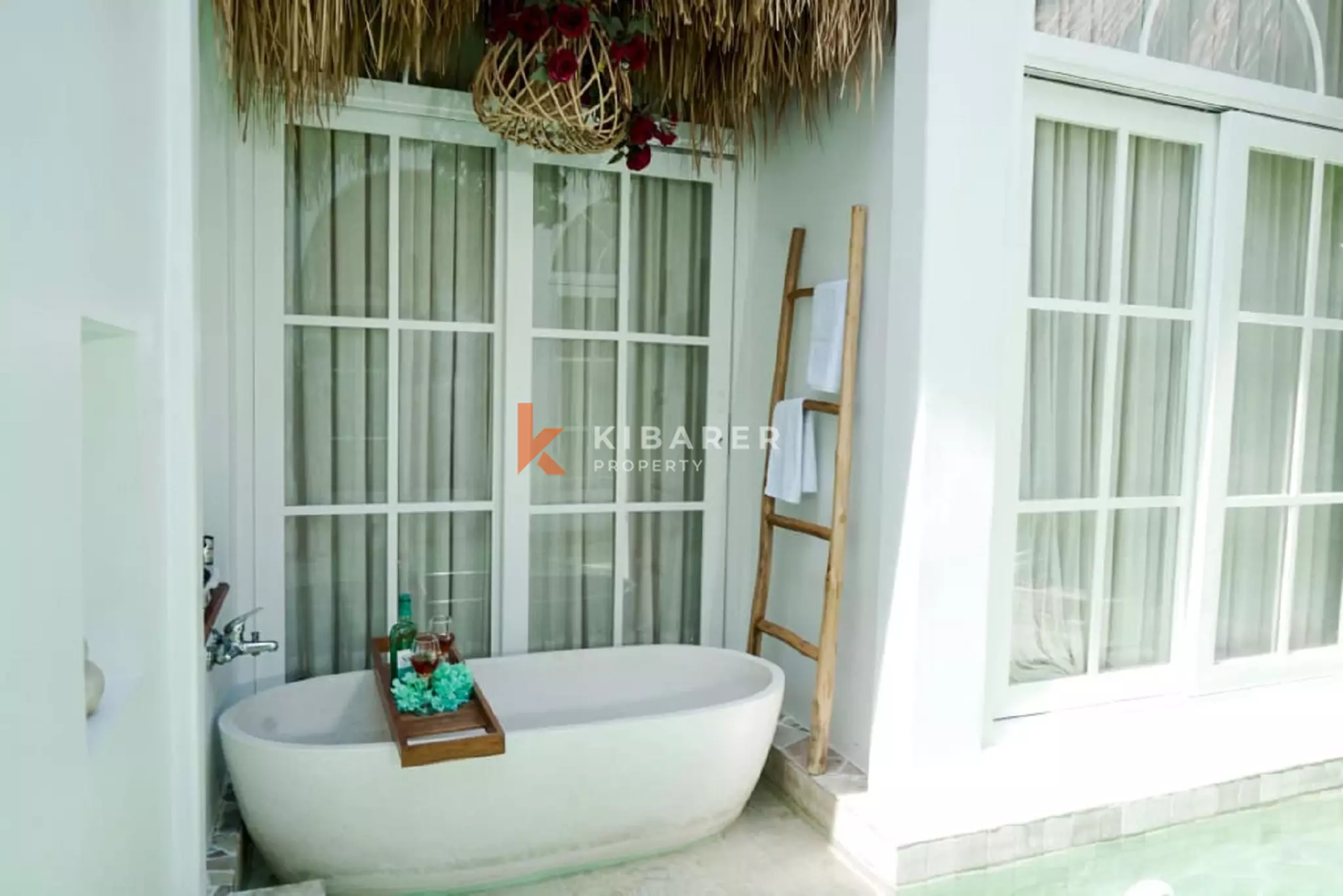 Boho Mediterranean Two-Bedrooms Villa Near Balangan & Dreamland Beach