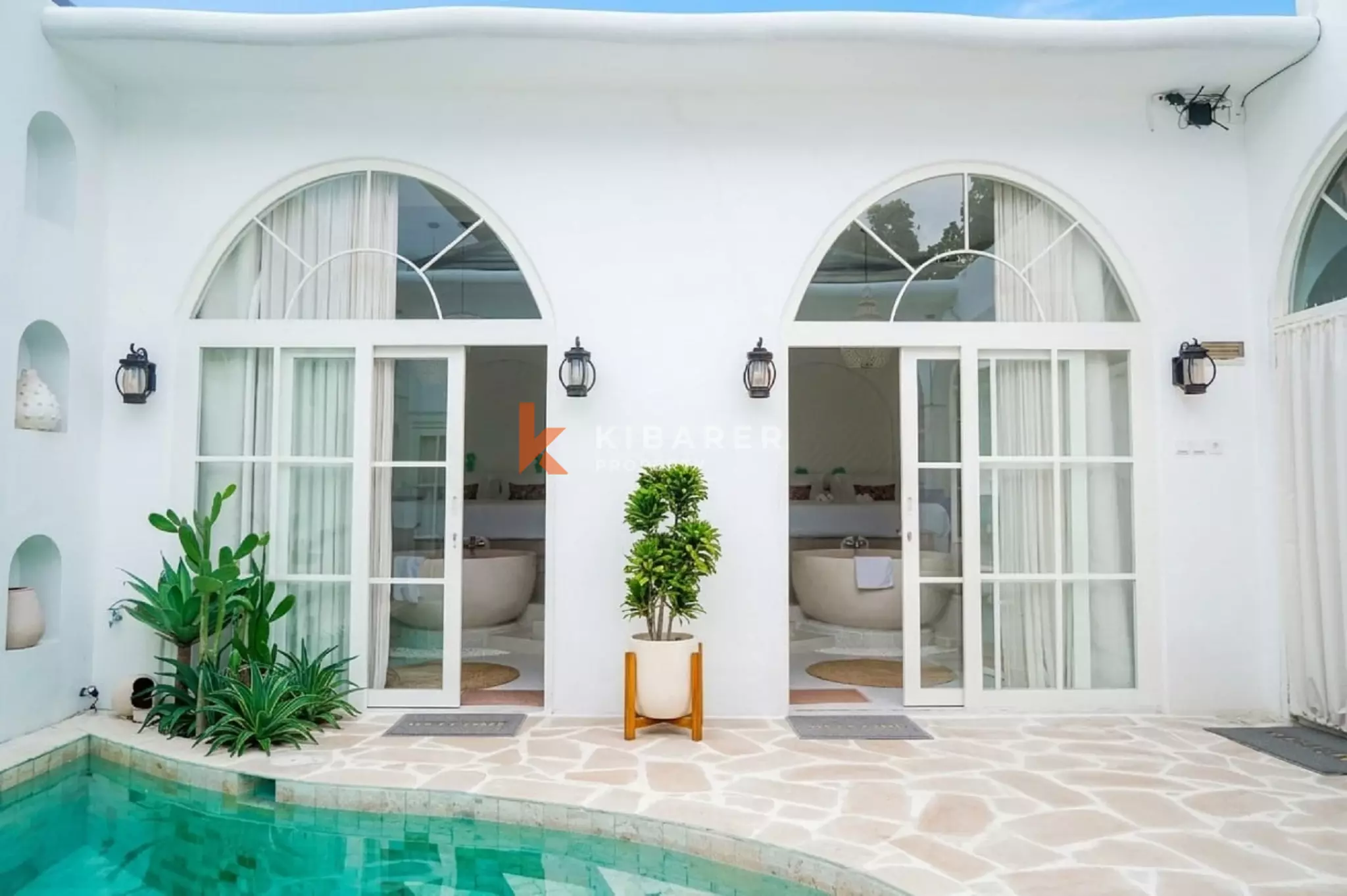 Boho Mediterranean Two-Bedrooms Villa Near Balangan & Dreamland Beach