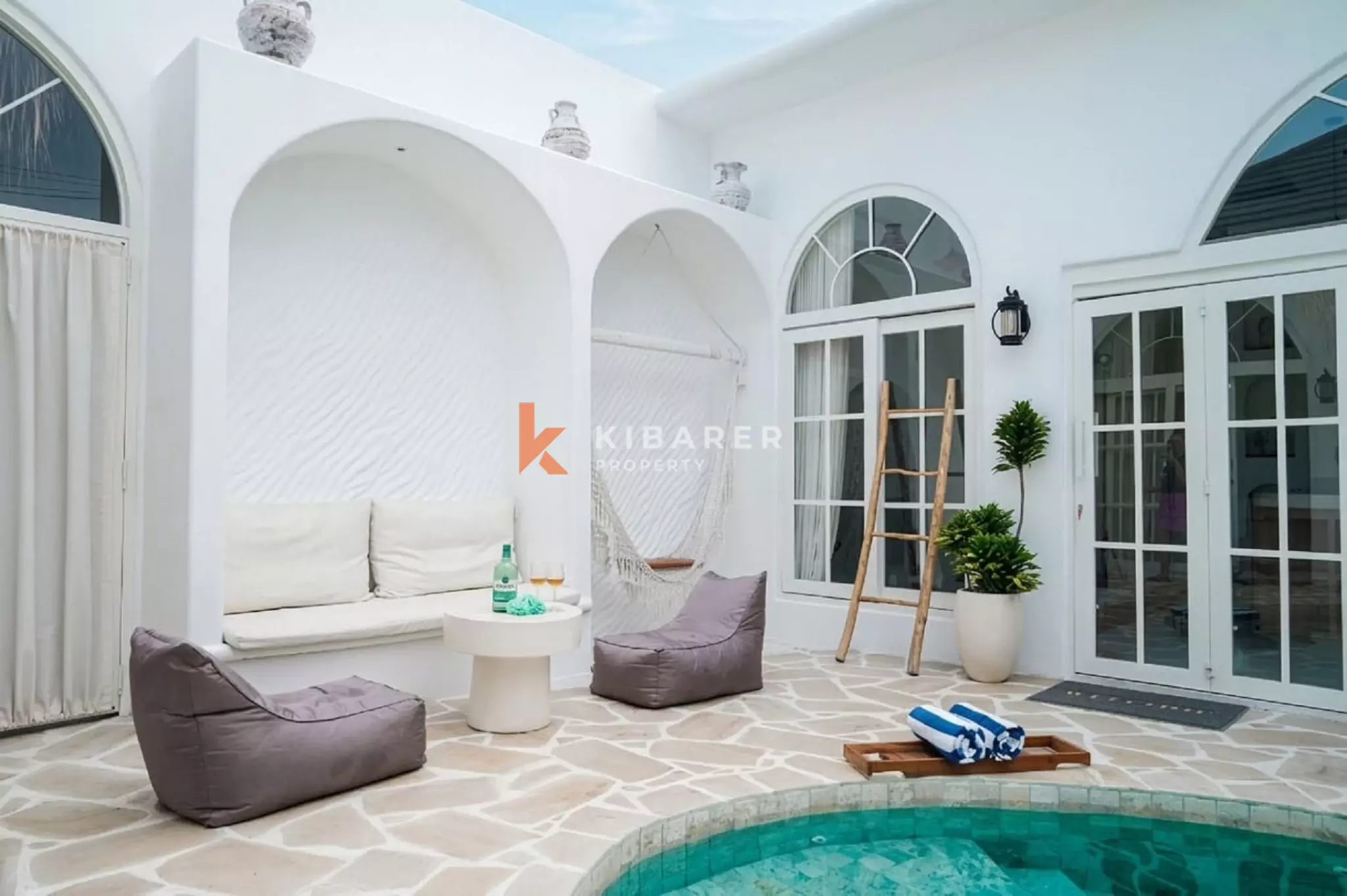 Boho Mediterranean Two-Bedrooms Villa Near Balangan & Dreamland Beach
