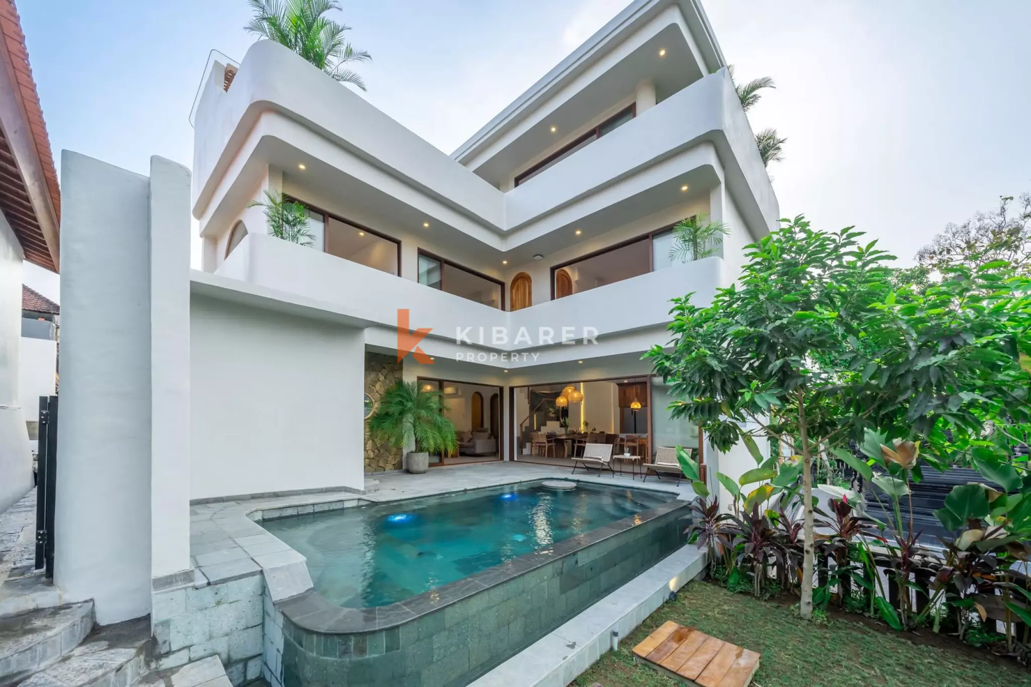 Signature Mediterranean Three-Bedroom Villa with Private Pool in Canggu