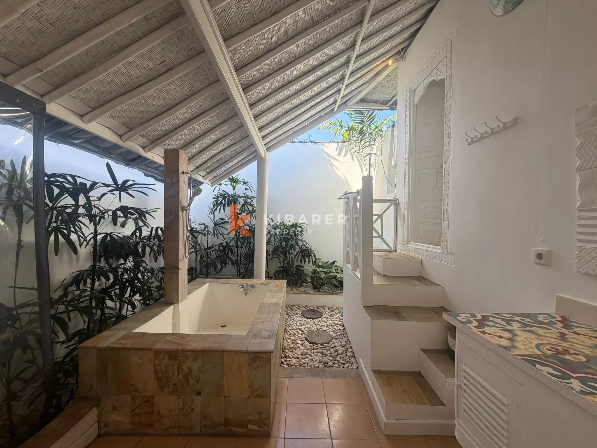 Charming Family Villa Three-Bedrooms in a Quiet and Secure Umalas Lane