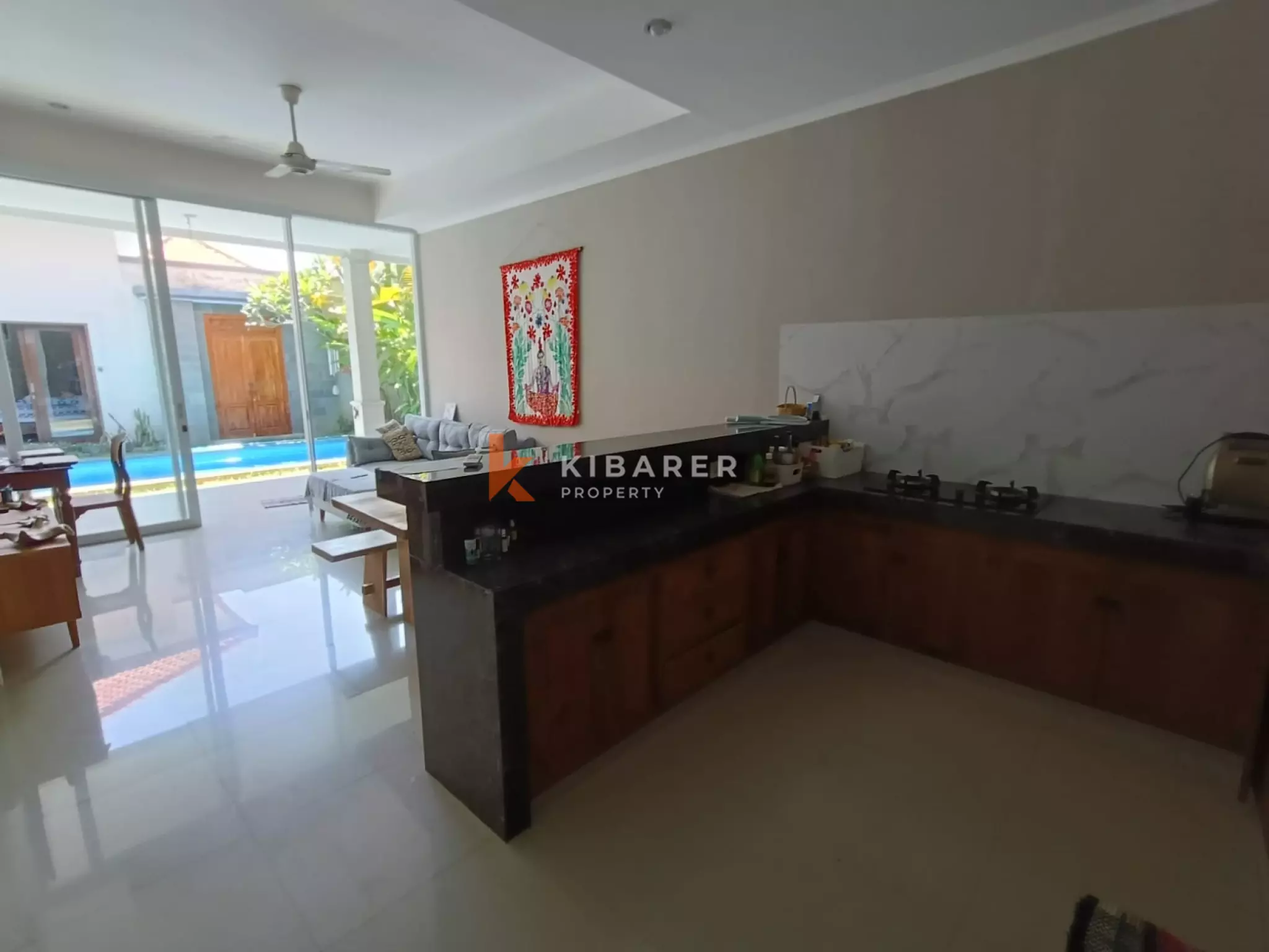 Charming Three-Bedroom Closed Living Room Villa in Kerobokan (Available from July 2026)