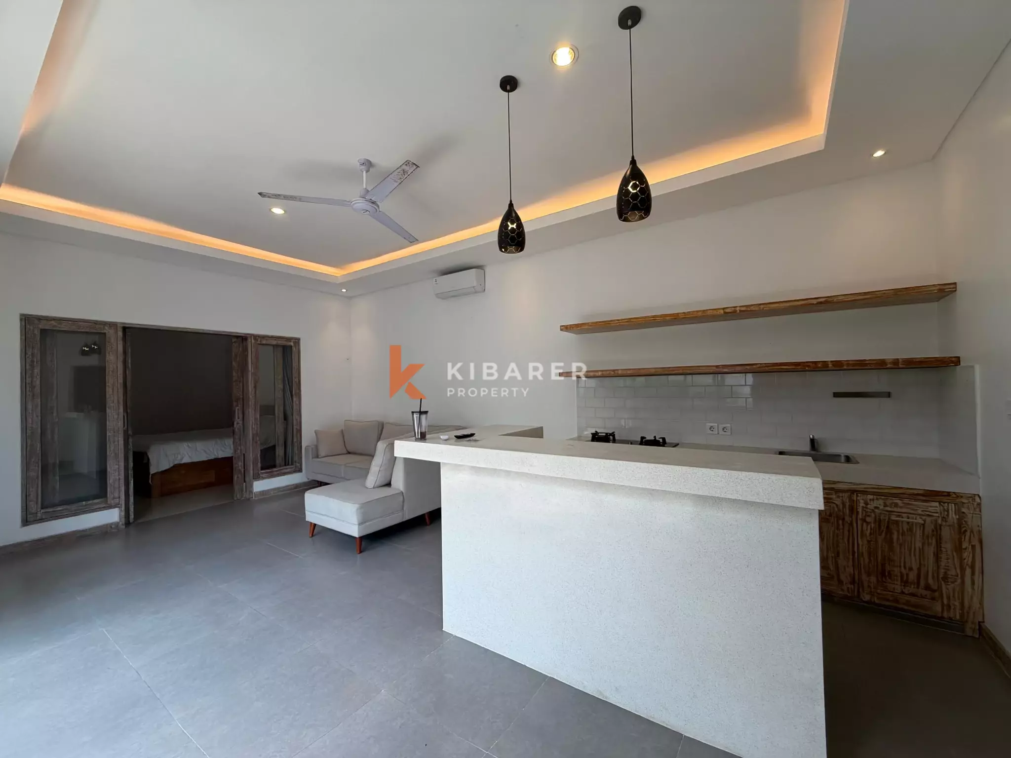 Villa Sederhana Dua Kamar Tidur di Tumbak Bayuh Dekat Pantai Pererenan