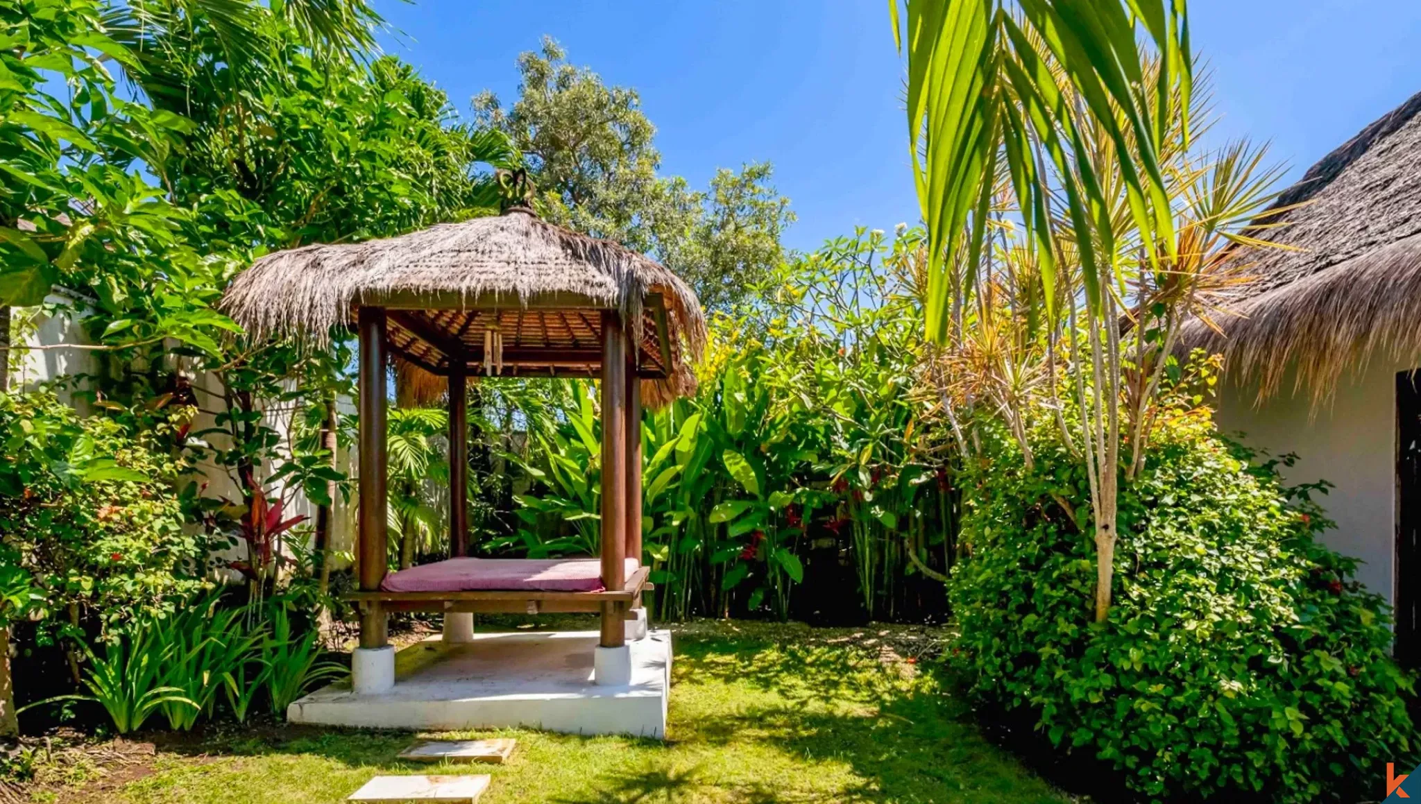 Villa balinaise élégante de deux chambres à louer à Ungasan