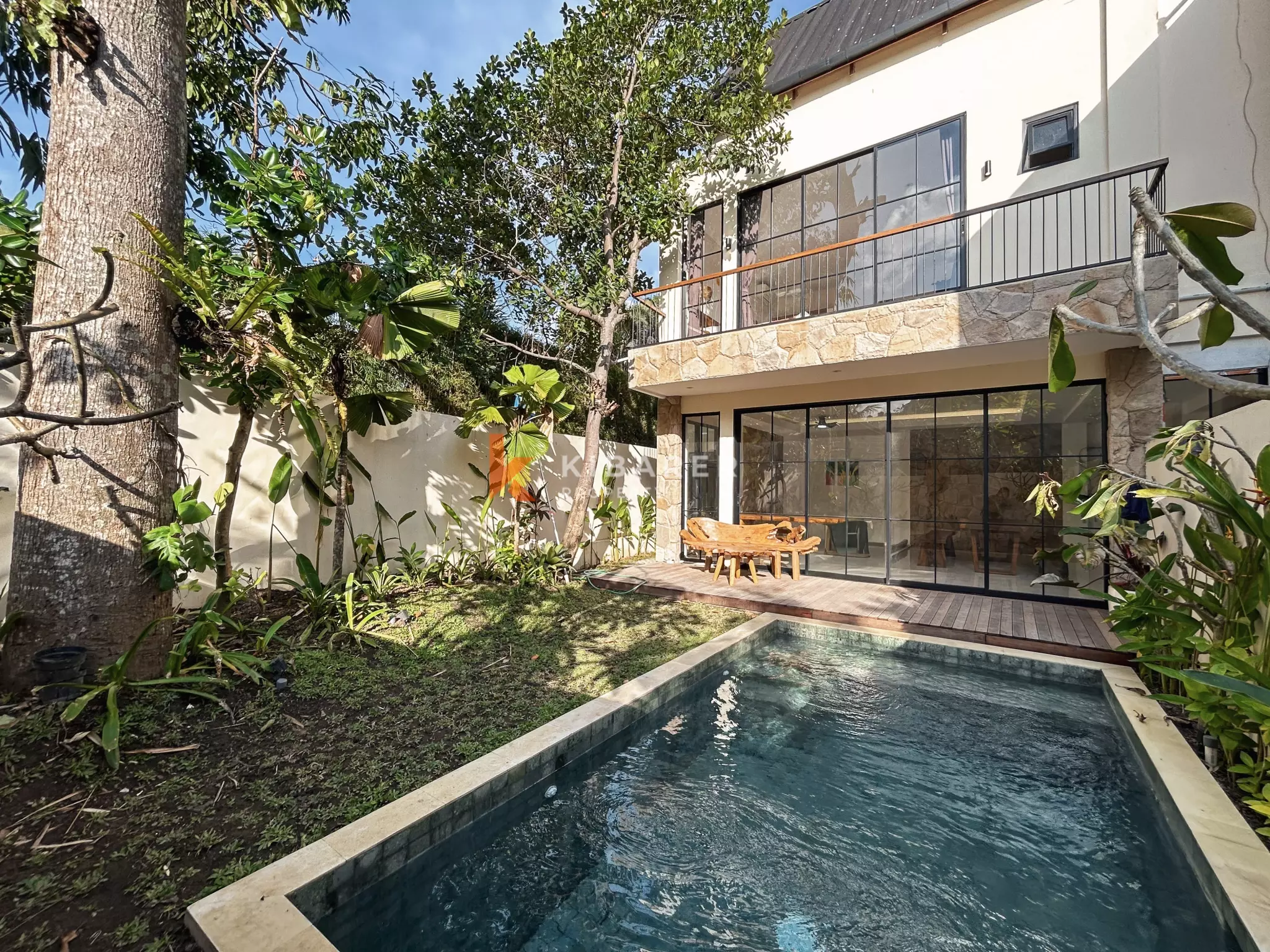 Modern Tropical Two-Bedroom Villa with Enclosed Living in Umalas