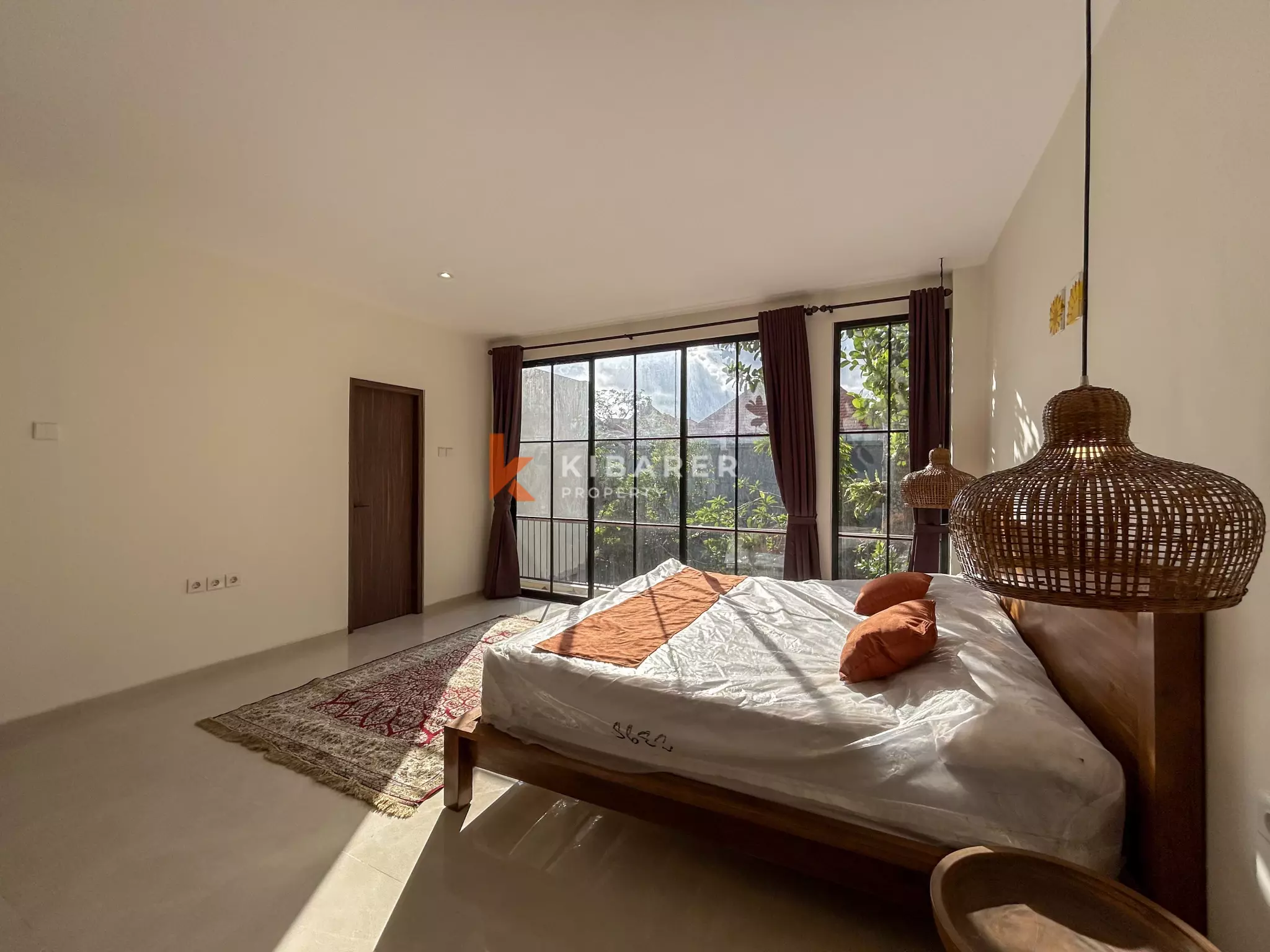 Modern Tropical Two-Bedroom Villa with Enclosed Living in Umalas