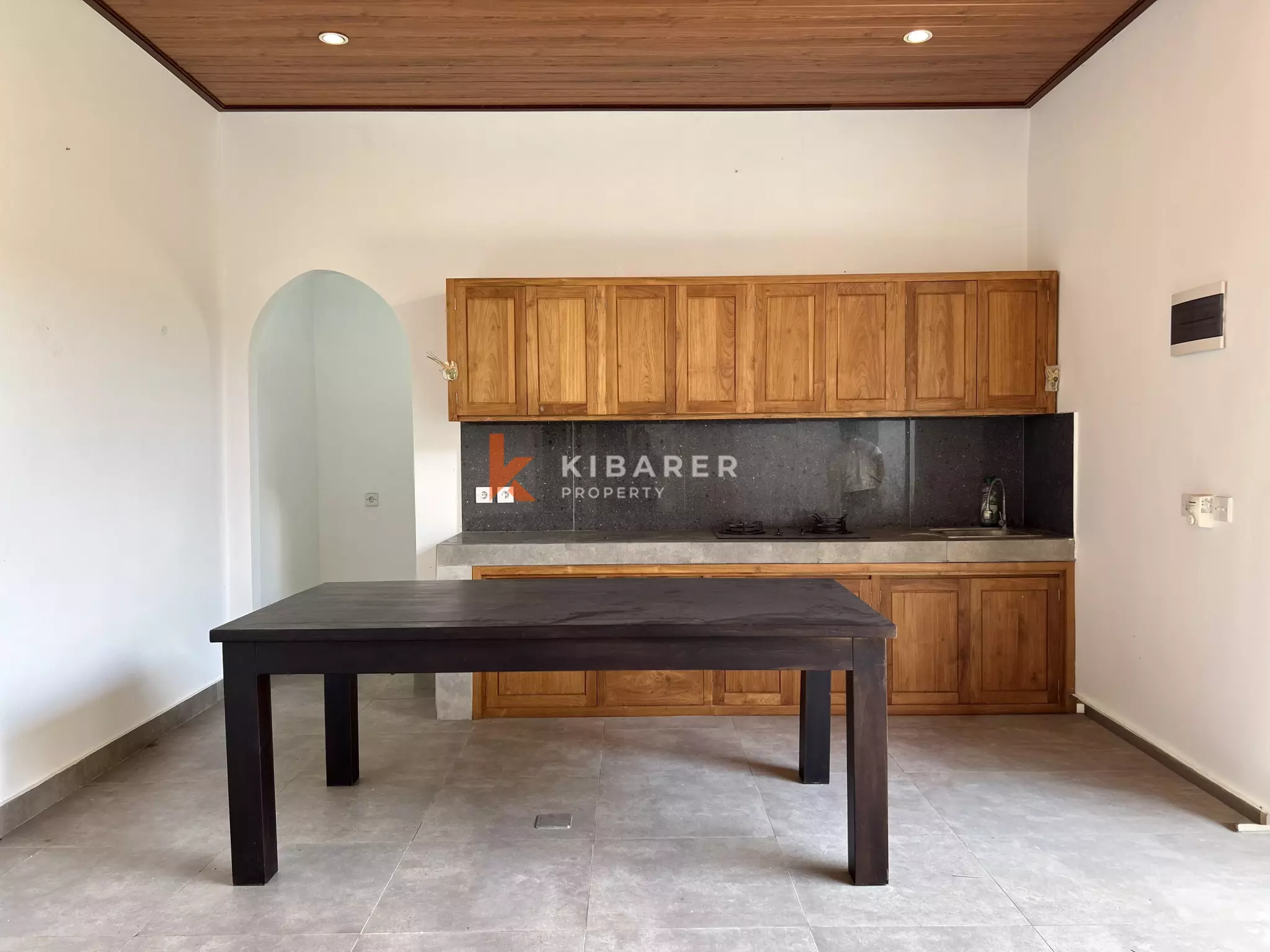 Charming Semi-Furnished Two-Bedroom Open Living Villa in Kerobokan