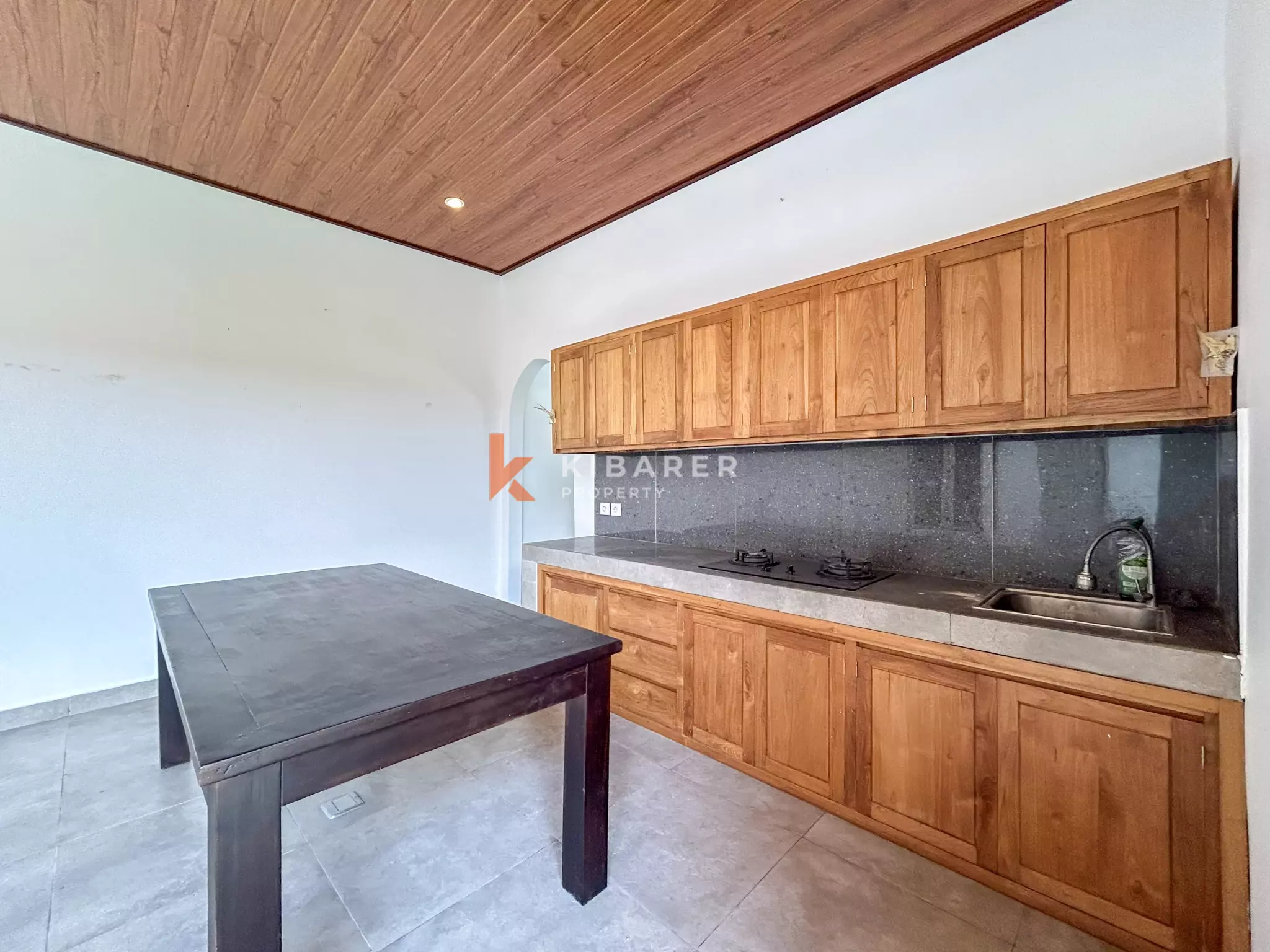 Charming Semi-Furnished Two-Bedroom Open Living Villa in Kerobokan