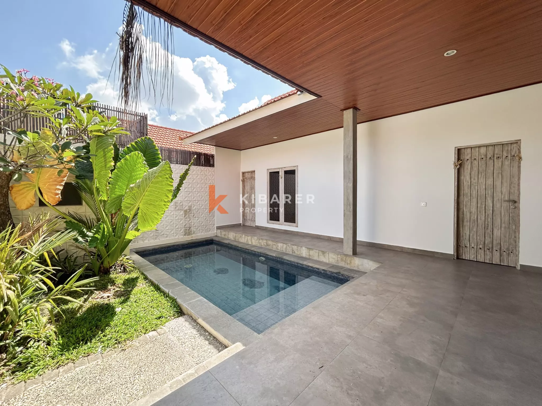 Charming Semi-Furnished Two-Bedroom Open Living Villa in Kerobokan