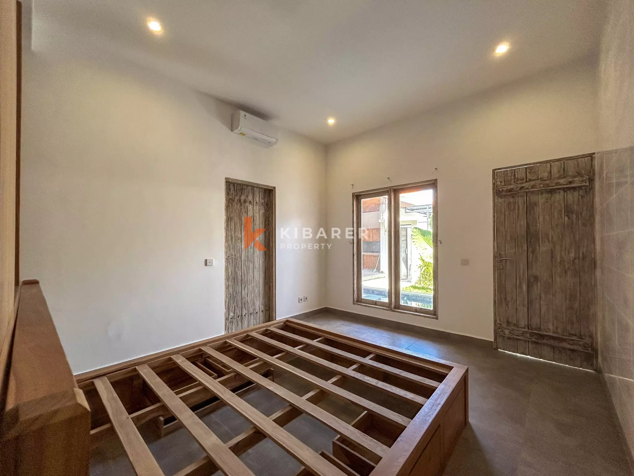 Charming Semi-Furnished Two-Bedroom Open Living Villa in Kerobokan