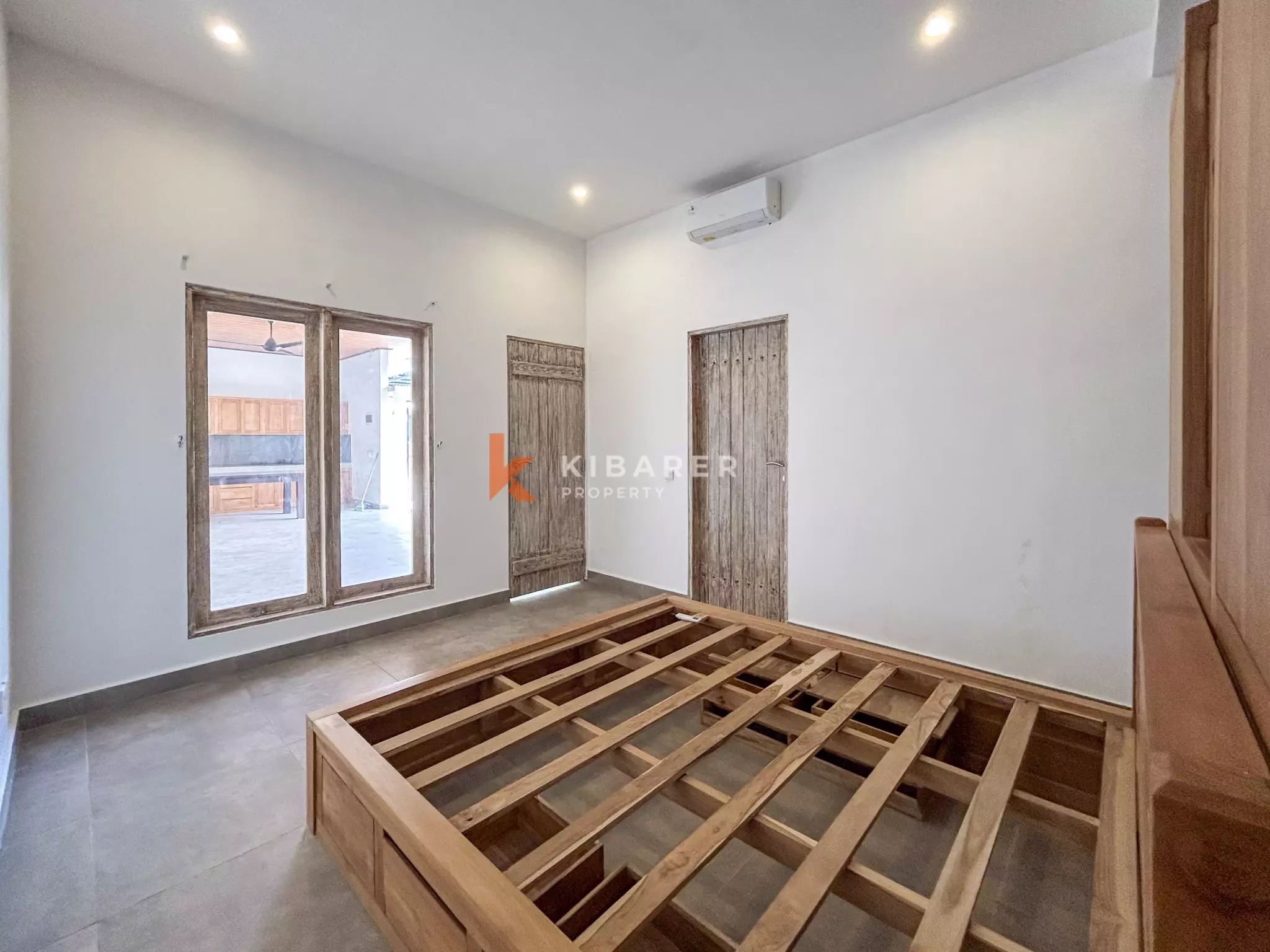 Charming Semi-Furnished Two-Bedroom Open Living Villa in Kerobokan