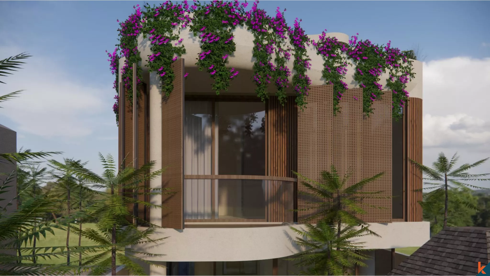 Prochainement disponible : villa de luxe de 4 chambres avec sauna et oasis sur le toit dans le quartier prisé de Canggu