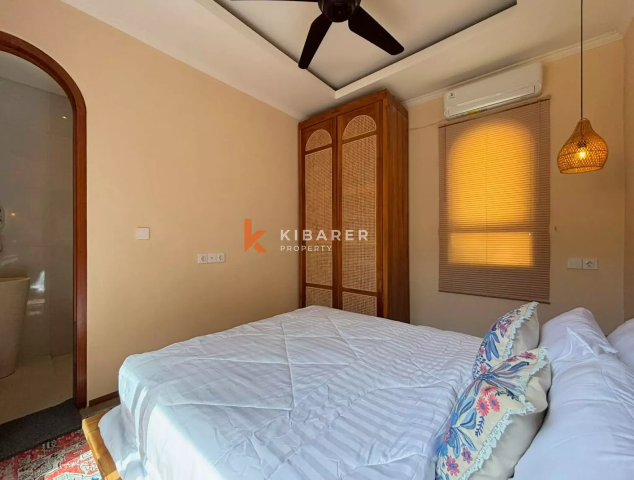 Contemporary Mediterranean Three Bedroom Villa with Rooftop Entertaining Space in Ungasan