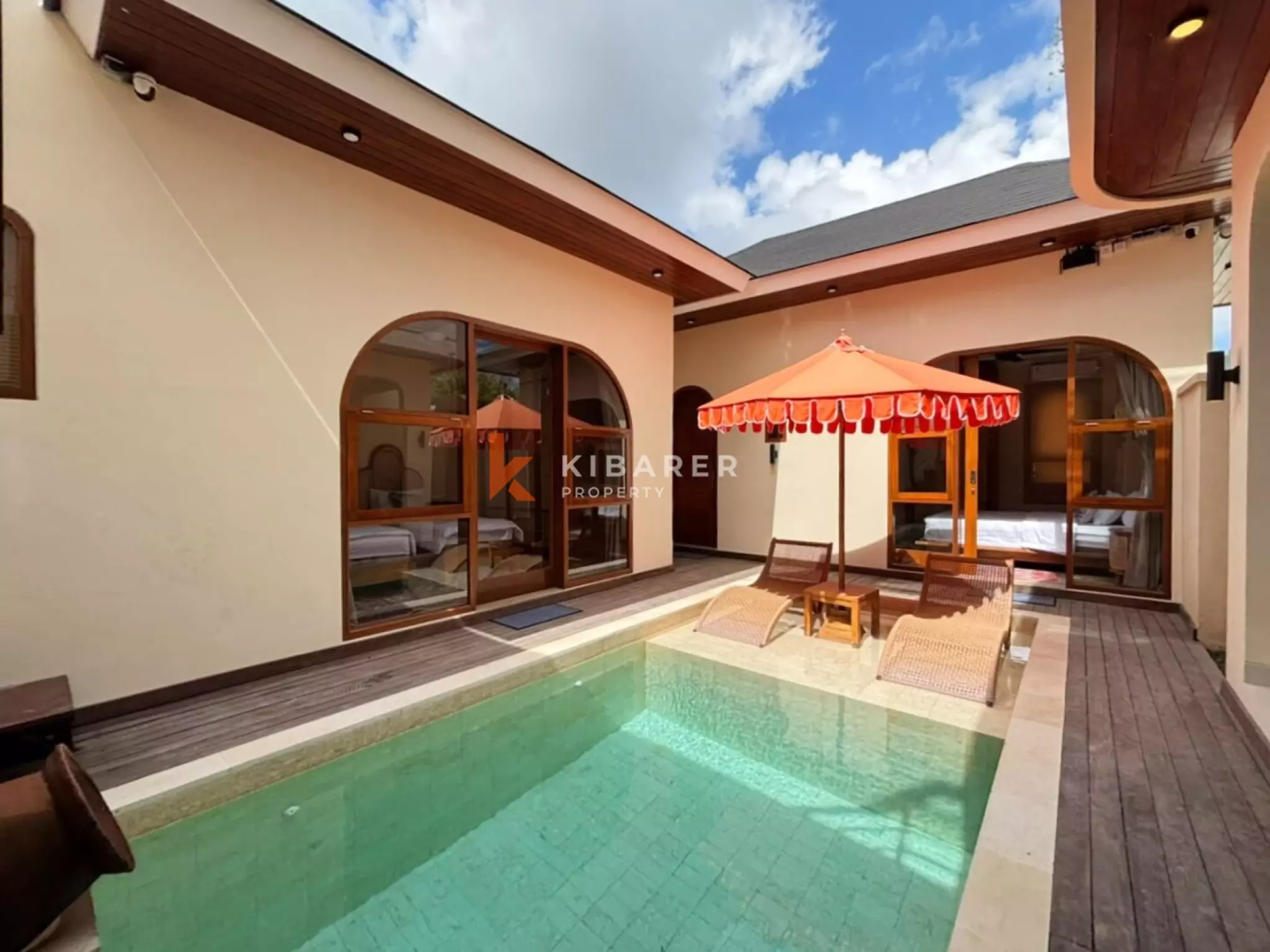 Contemporary Mediterranean Three Bedroom Villa with Rooftop Entertaining Space in Ungasan