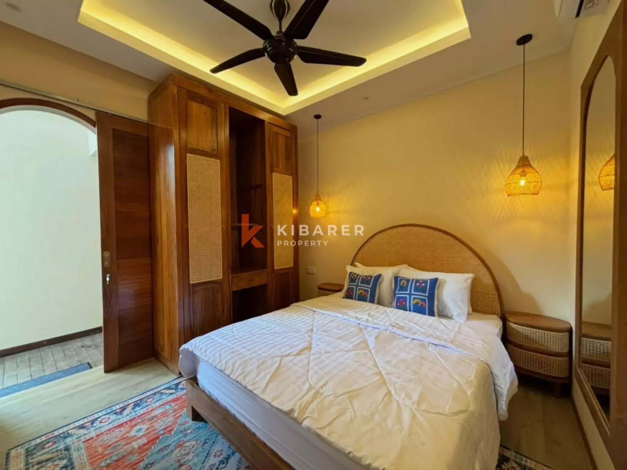 Contemporary Mediterranean Three Bedroom Villa with Rooftop Entertaining Space in Ungasan