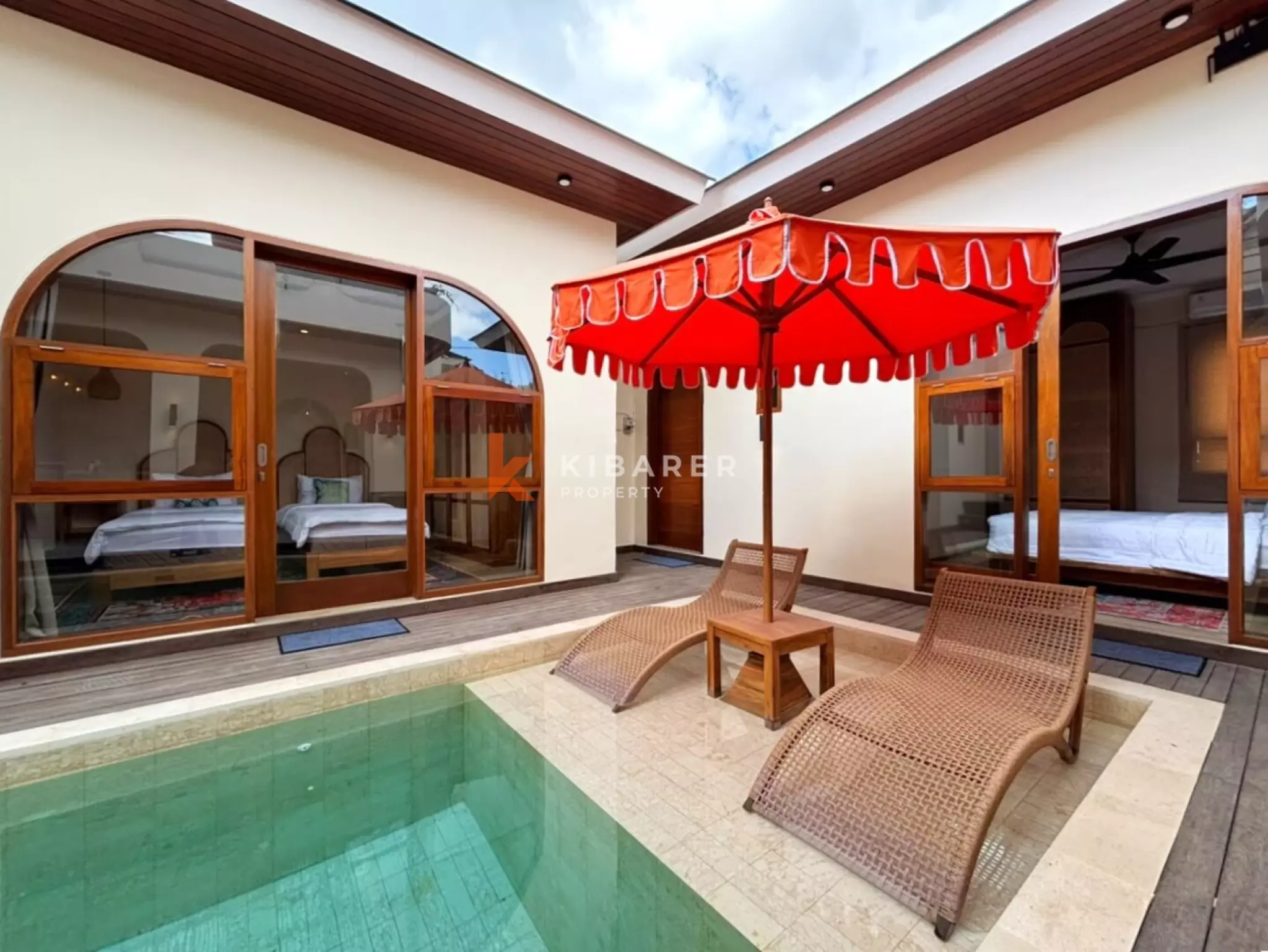 Contemporary Mediterranean Three Bedroom Villa with Rooftop Entertaining Space in Ungasan
