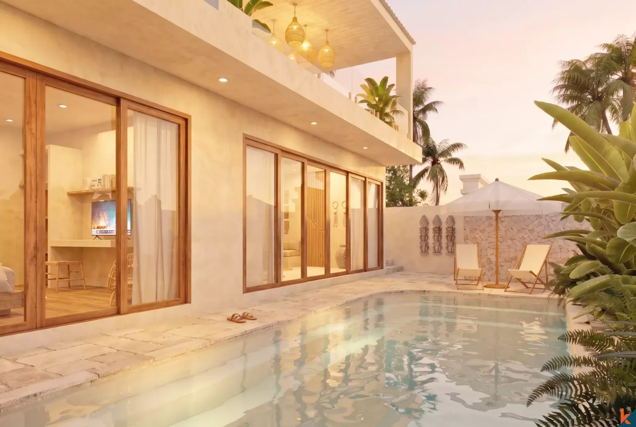 Luxury Two Bedroom Off-Plan Villa with Rooftop Terrace & Stunning Ocean Views in Nusa Lembongan